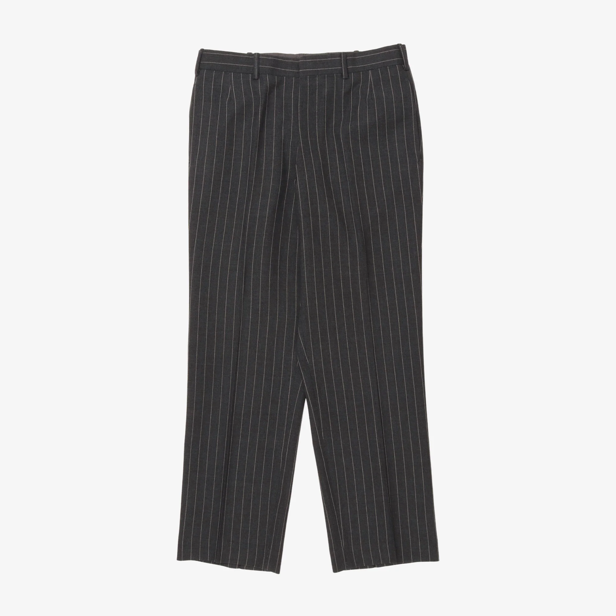 Bespoke Wool Pinstripe Suit - Image 6