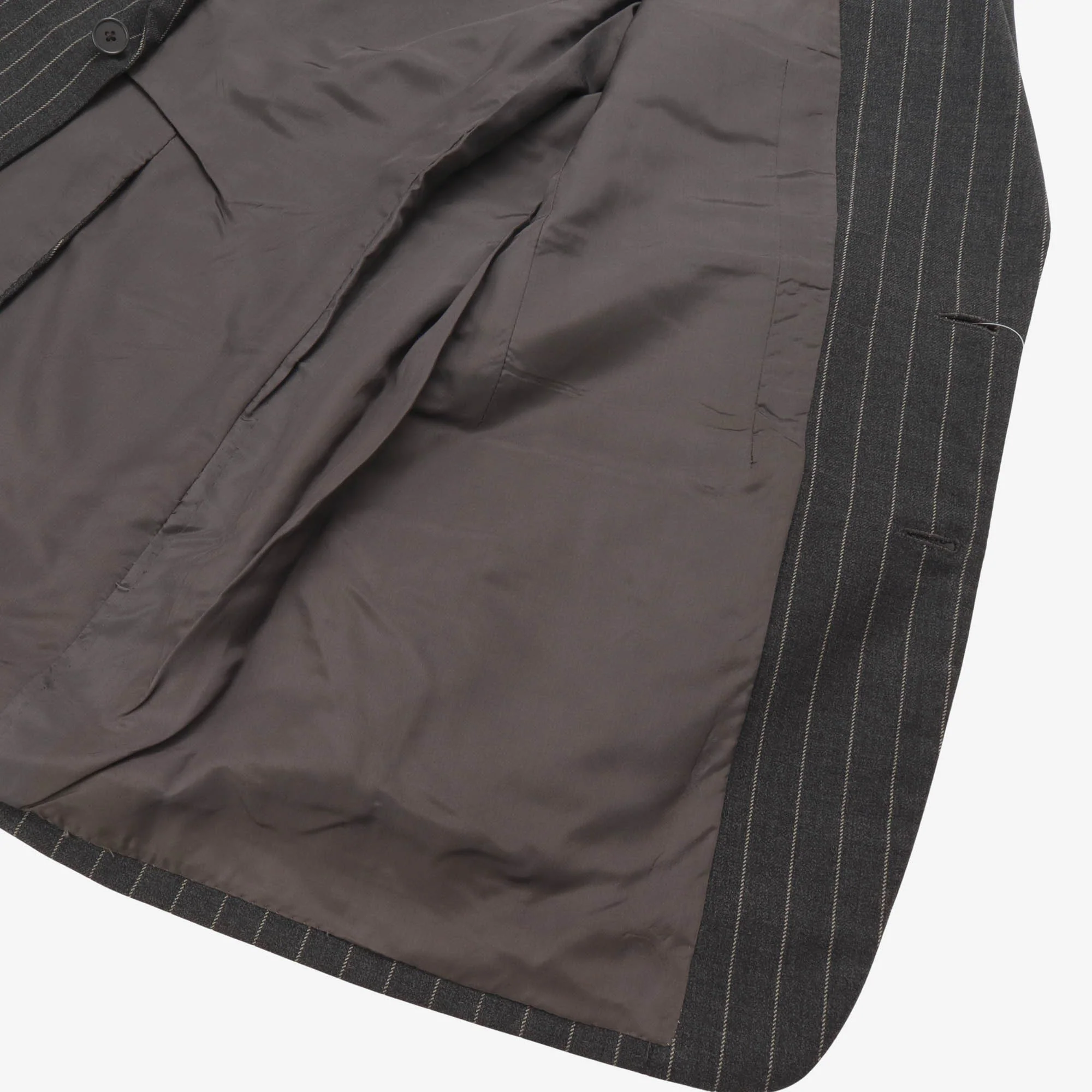 Bespoke Wool Pinstripe Suit - Image 8