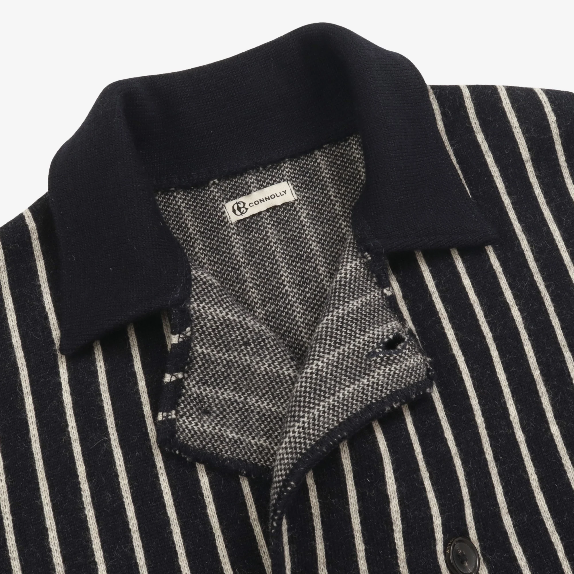 Pinstripe Wool DB Mac - Image 3