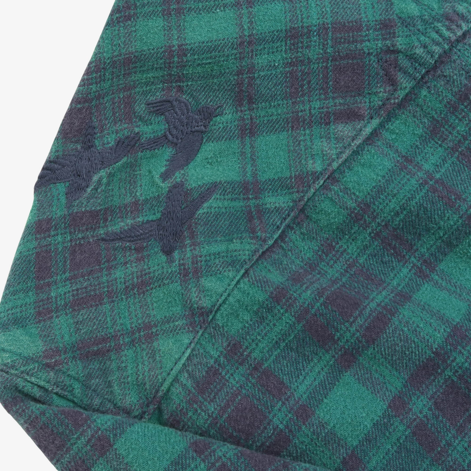 Plaid Flannel Shirt Jacket - Image 3