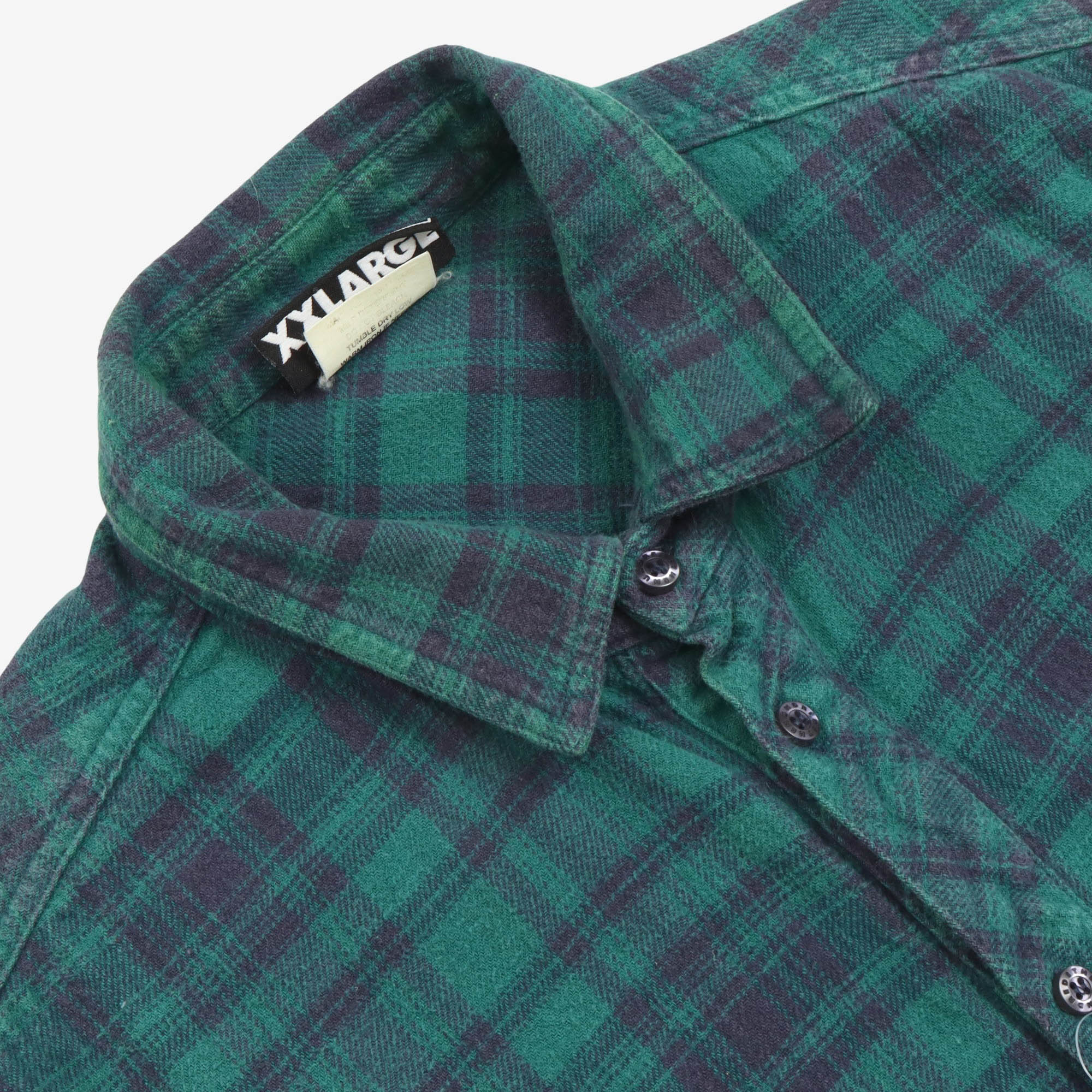 Plaid Flannel Shirt Jacket - Image 4