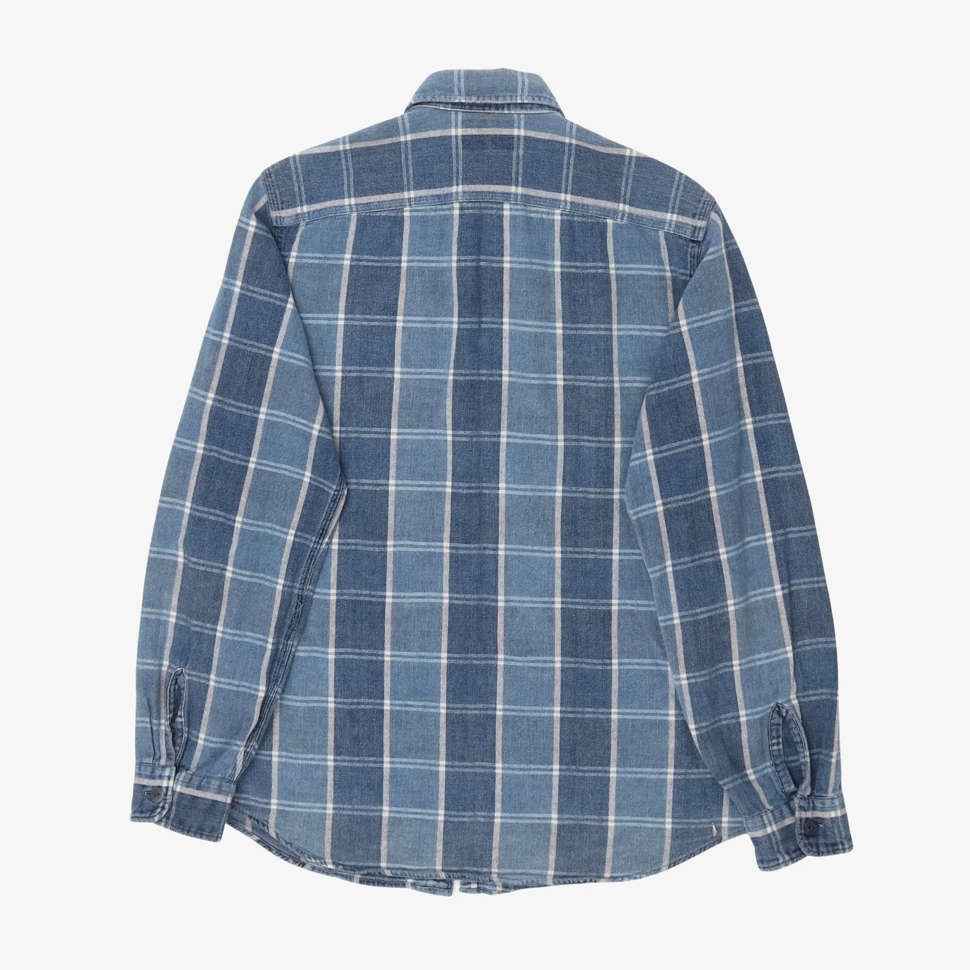 Plaid Flannel Work Shirt - Image 2