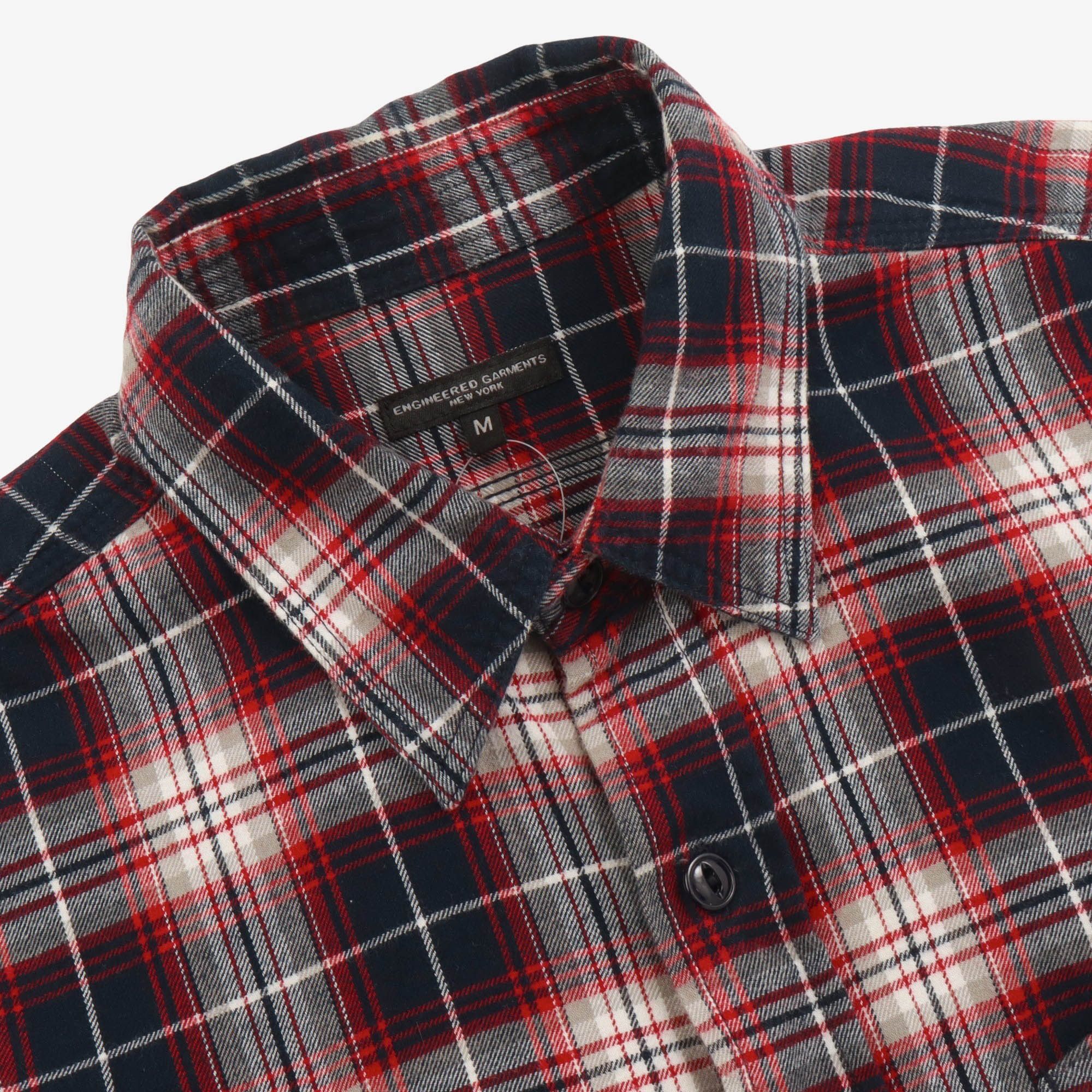 Plaid Flannel Work Shirt - Image 3
