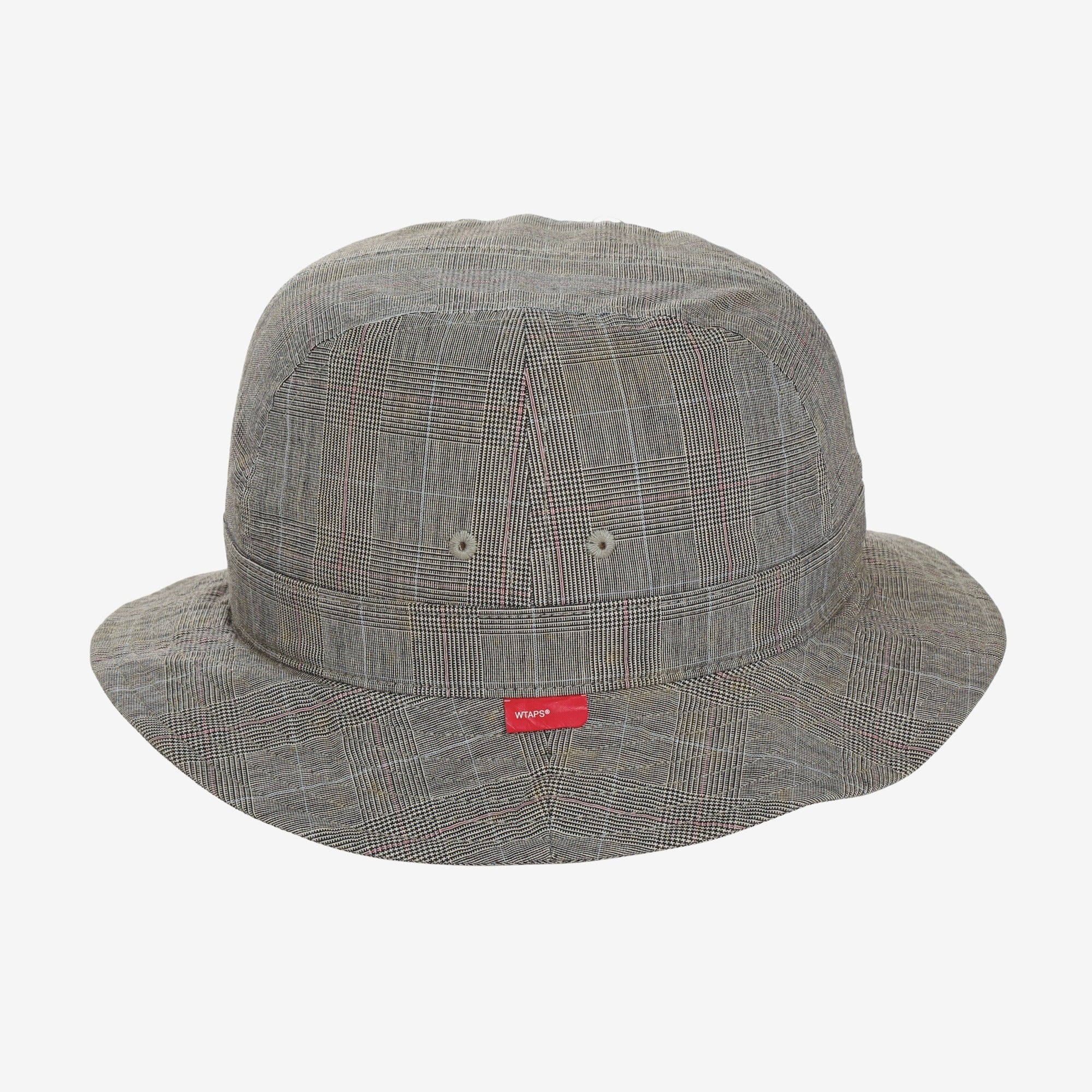Plaid Patterned Bucket Hat - Image 2