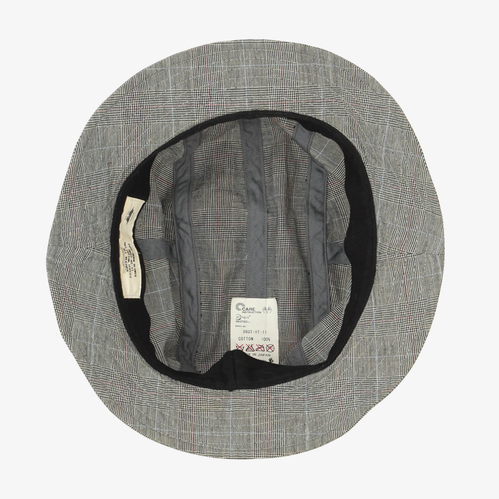 Plaid Patterned Bucket Hat - Image 3