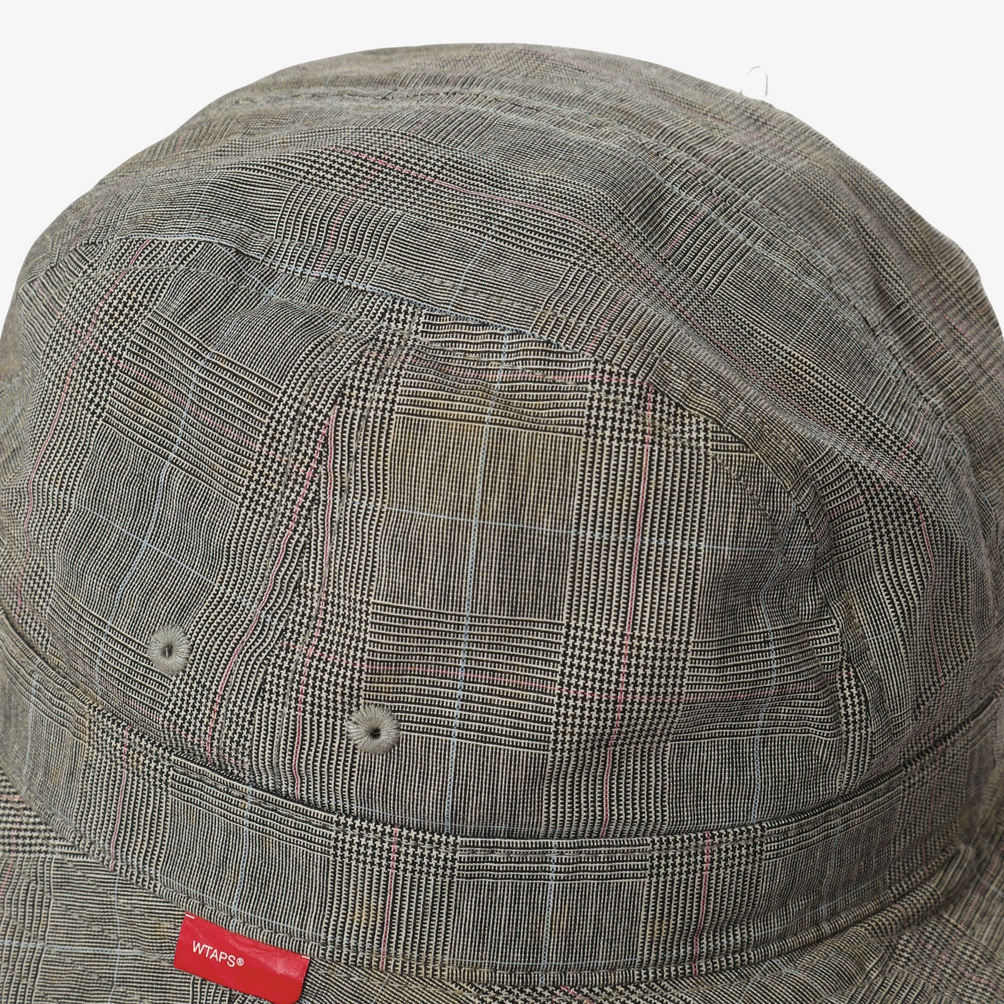Plaid Patterned Bucket Hat - Image 4