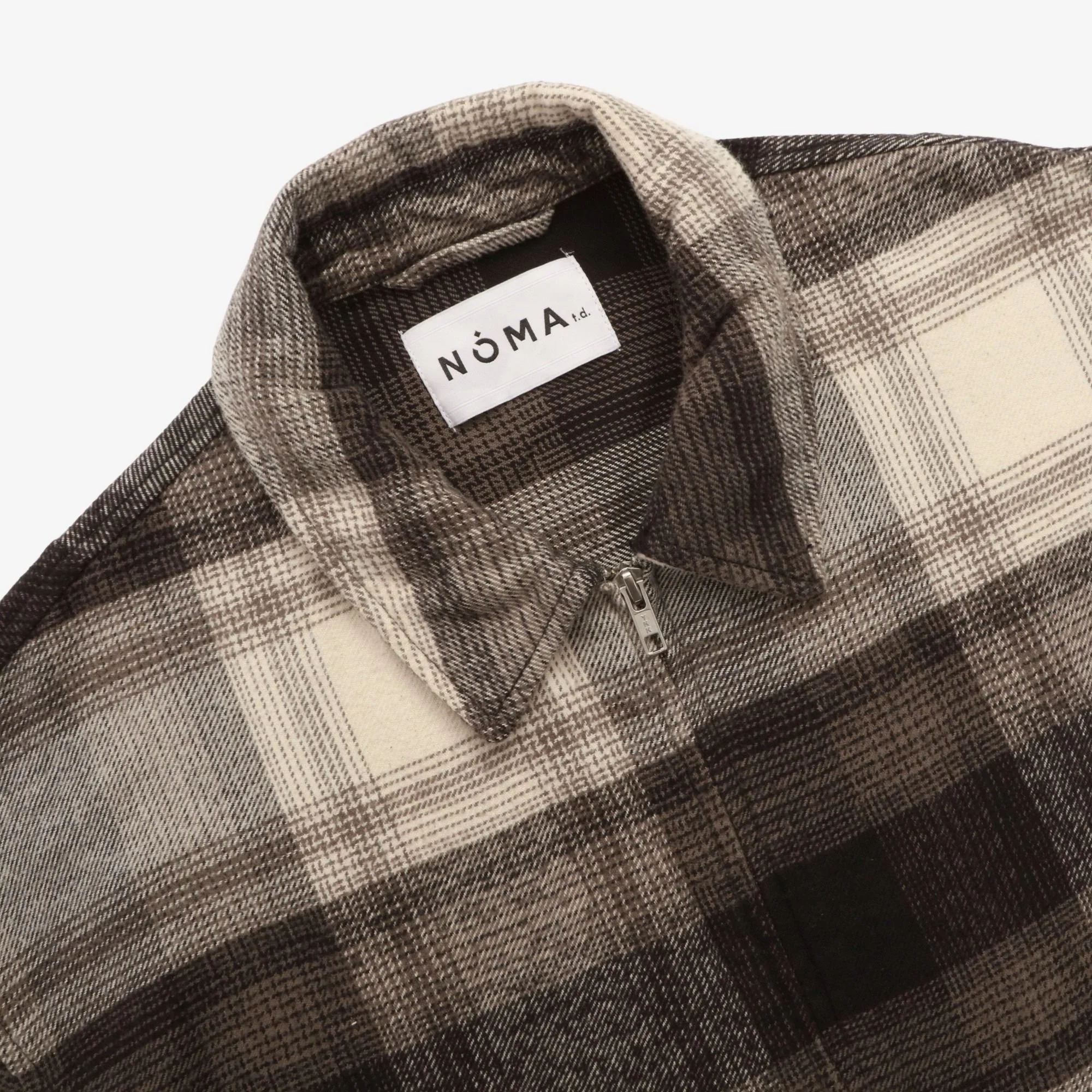 Plaid Zip Bomber Jacket - Image 3