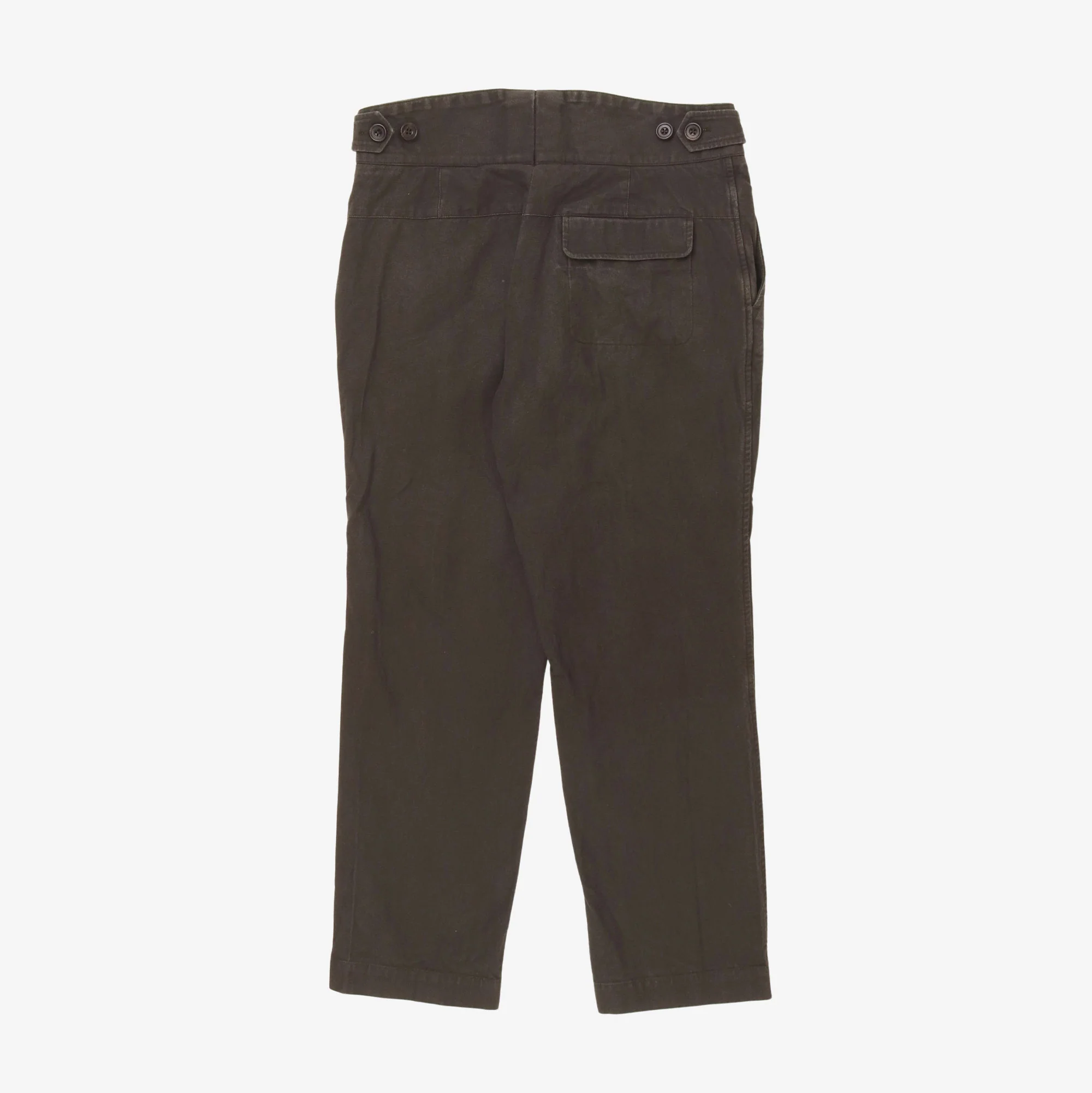 Pleated Canvas Pant (32W X 29L) - Image 2