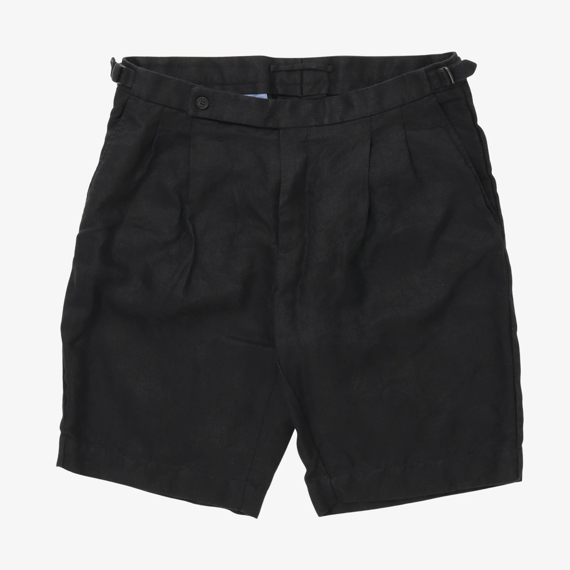Pleated Linen Shorts (36W)