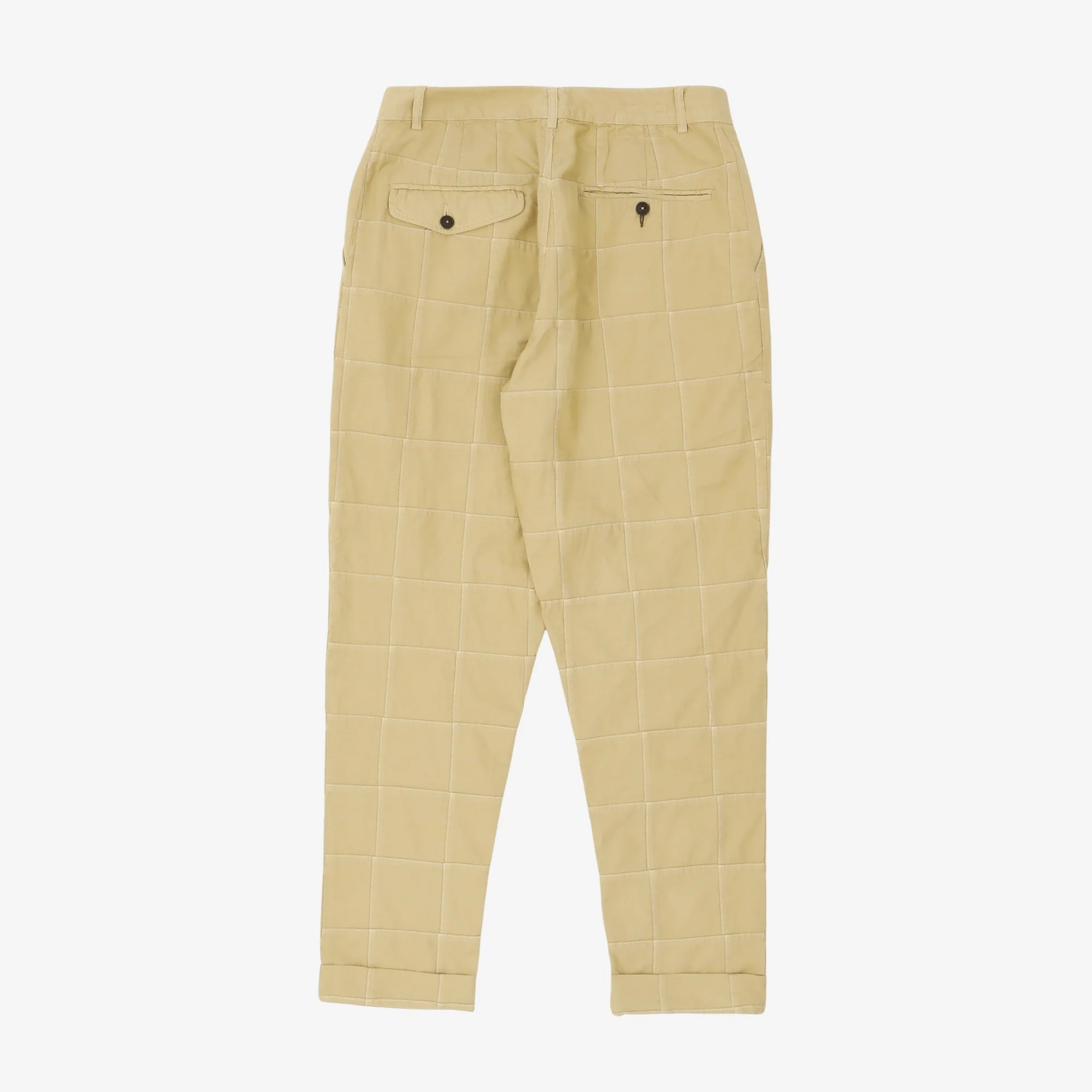 Pleated Patchwork Pants - Image 2