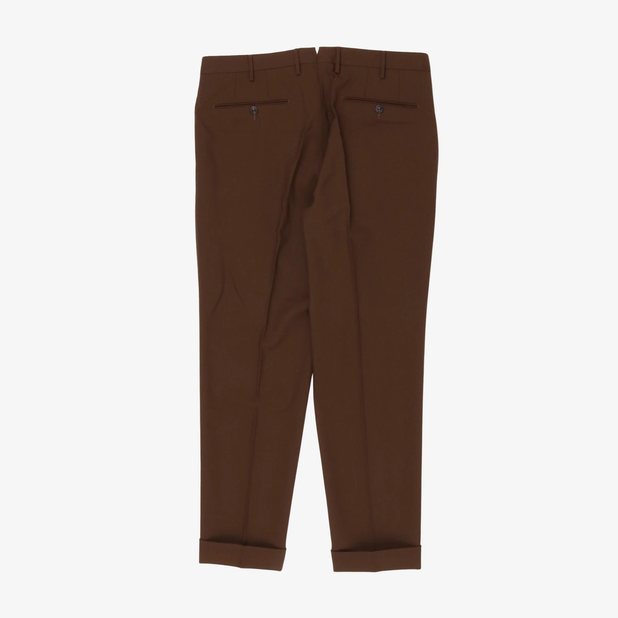 Pleated Wool Trouser (34W x 27L) - Image 2