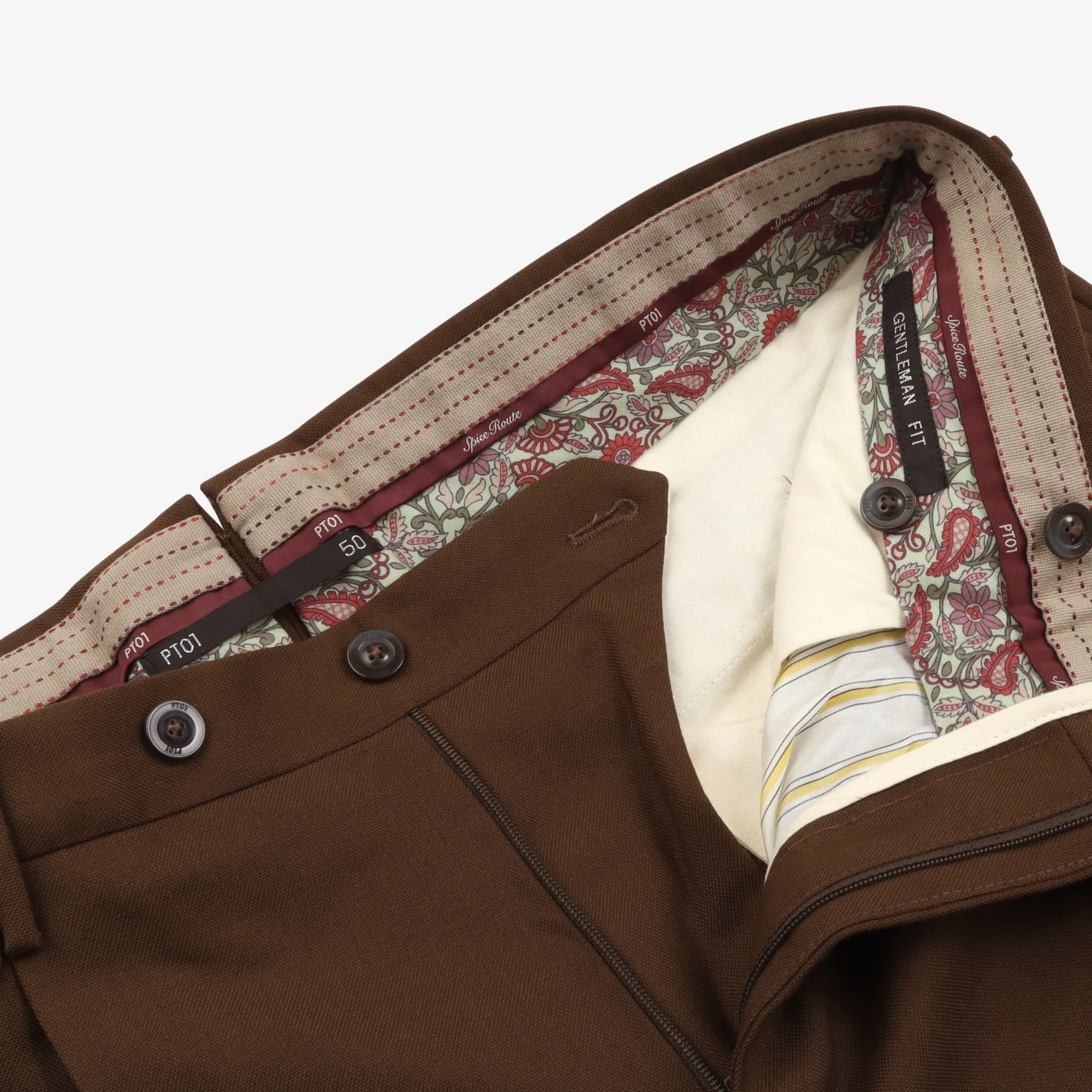 Pleated Wool Trouser (34W x 27L) - Image 3