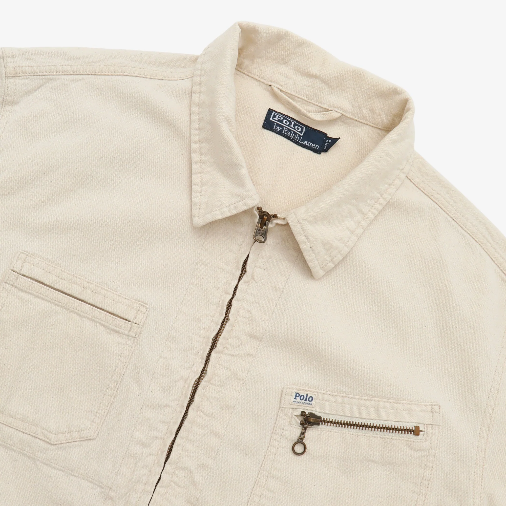 Denim Zip Up Jacket - Image 3