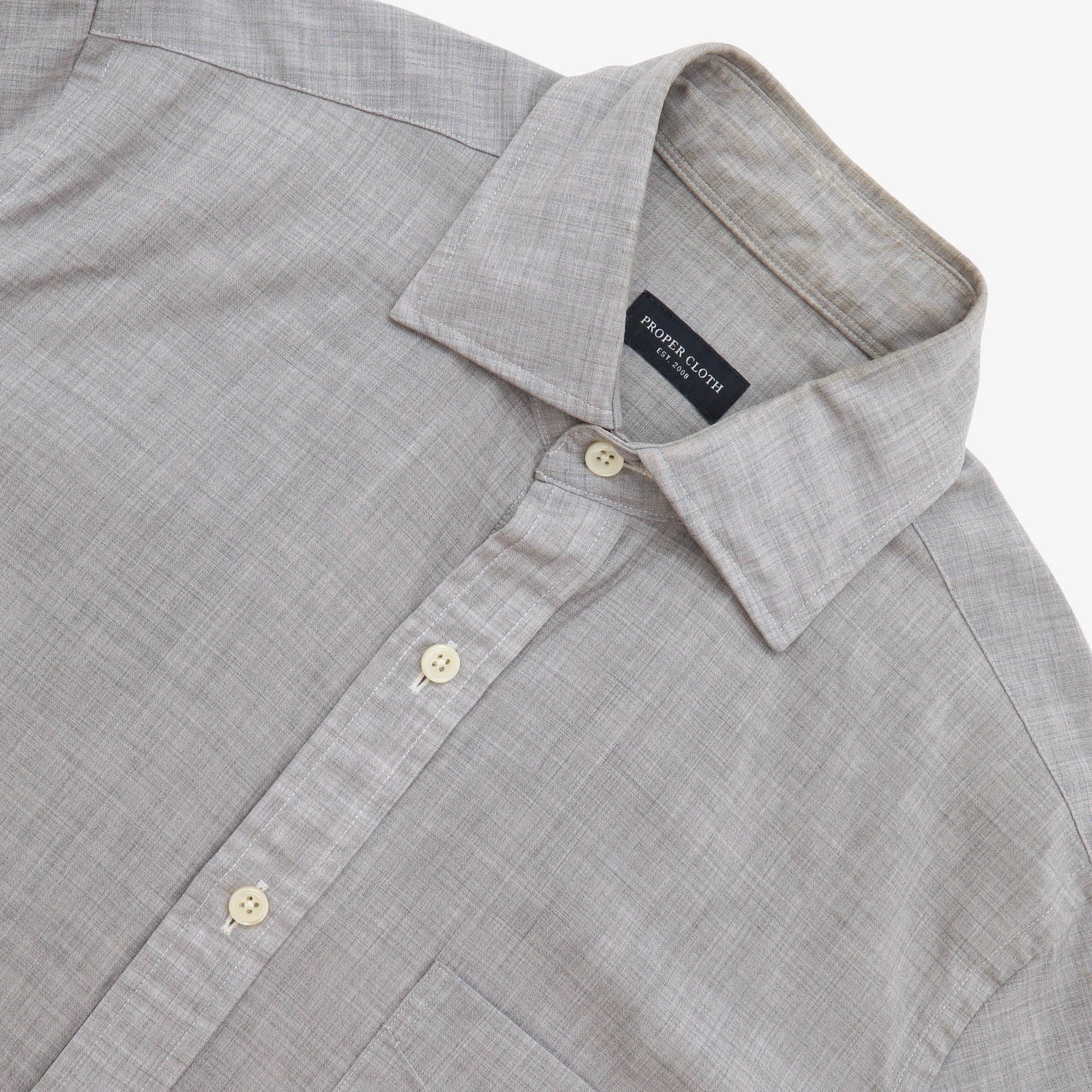 Reda Melange Merino Shirt - Image 3