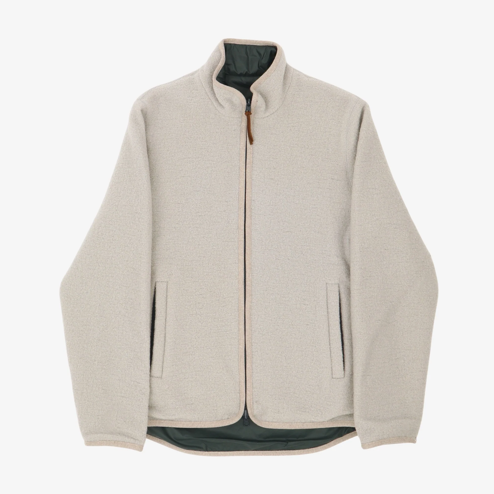 Reversible Wool Fleece Shell Jacket
