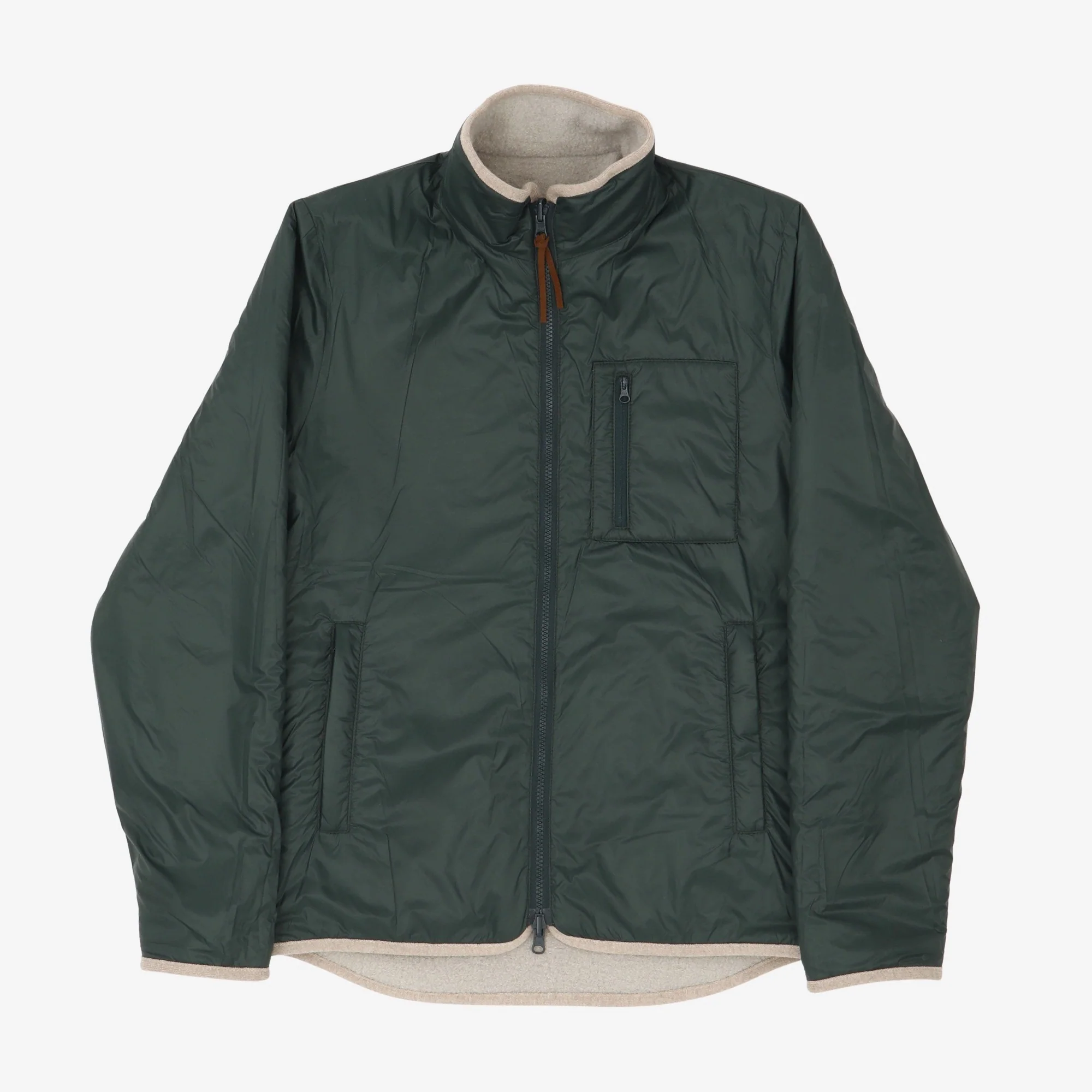 Reversible Wool Fleece Shell Jacket - Image 3