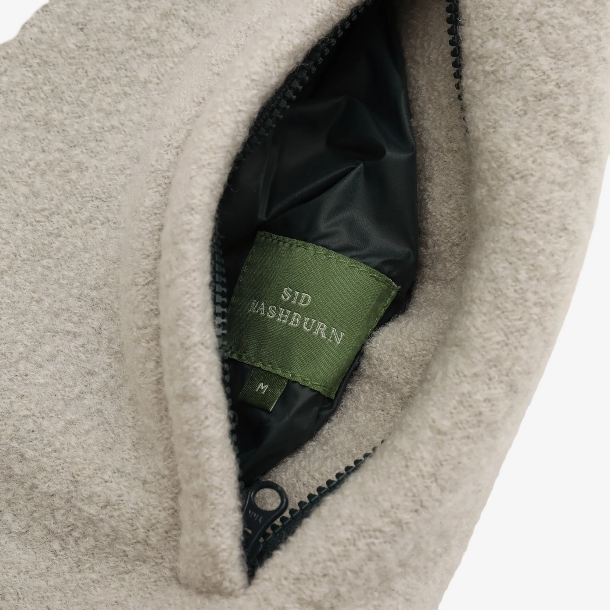 Reversible Wool Fleece Shell Jacket - Image 5