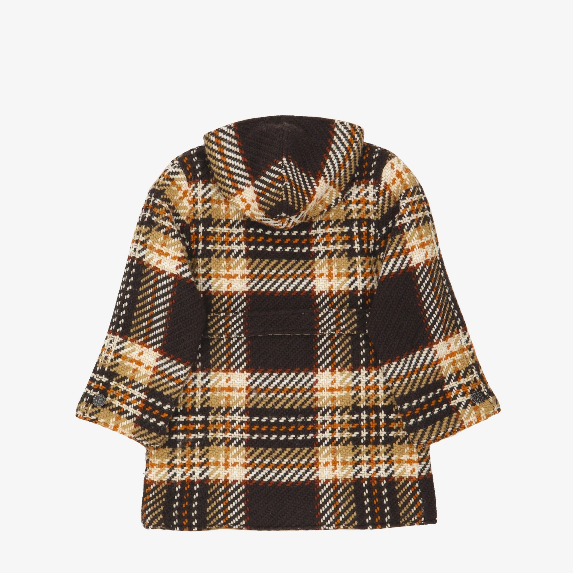 Reversible Woven Check Overcoat - Image 2