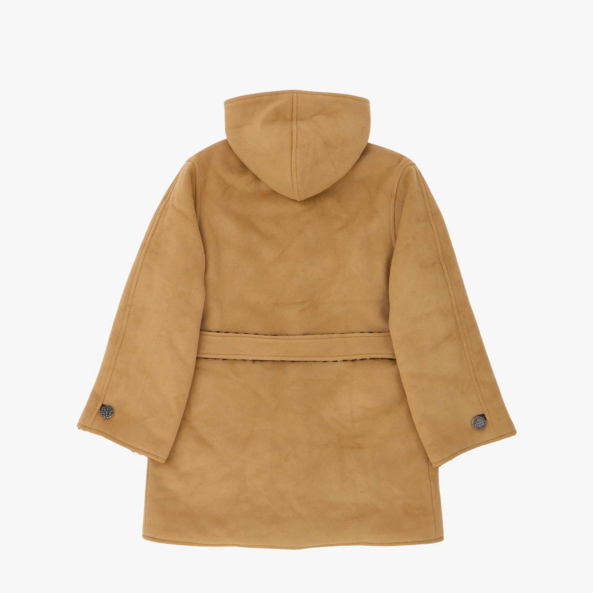 Reversible Woven Check Overcoat - Image 4