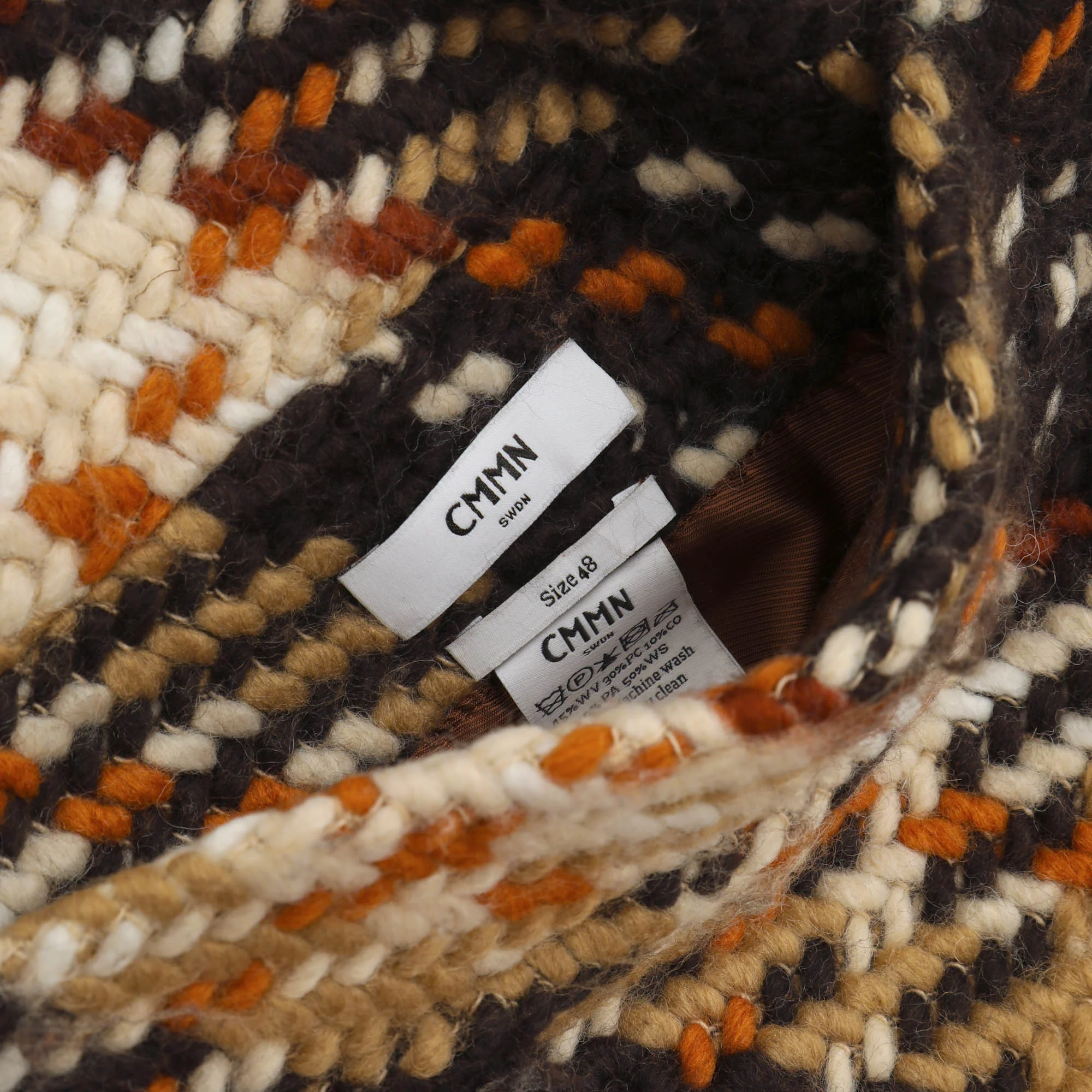 Reversible Woven Check Overcoat - Image 5