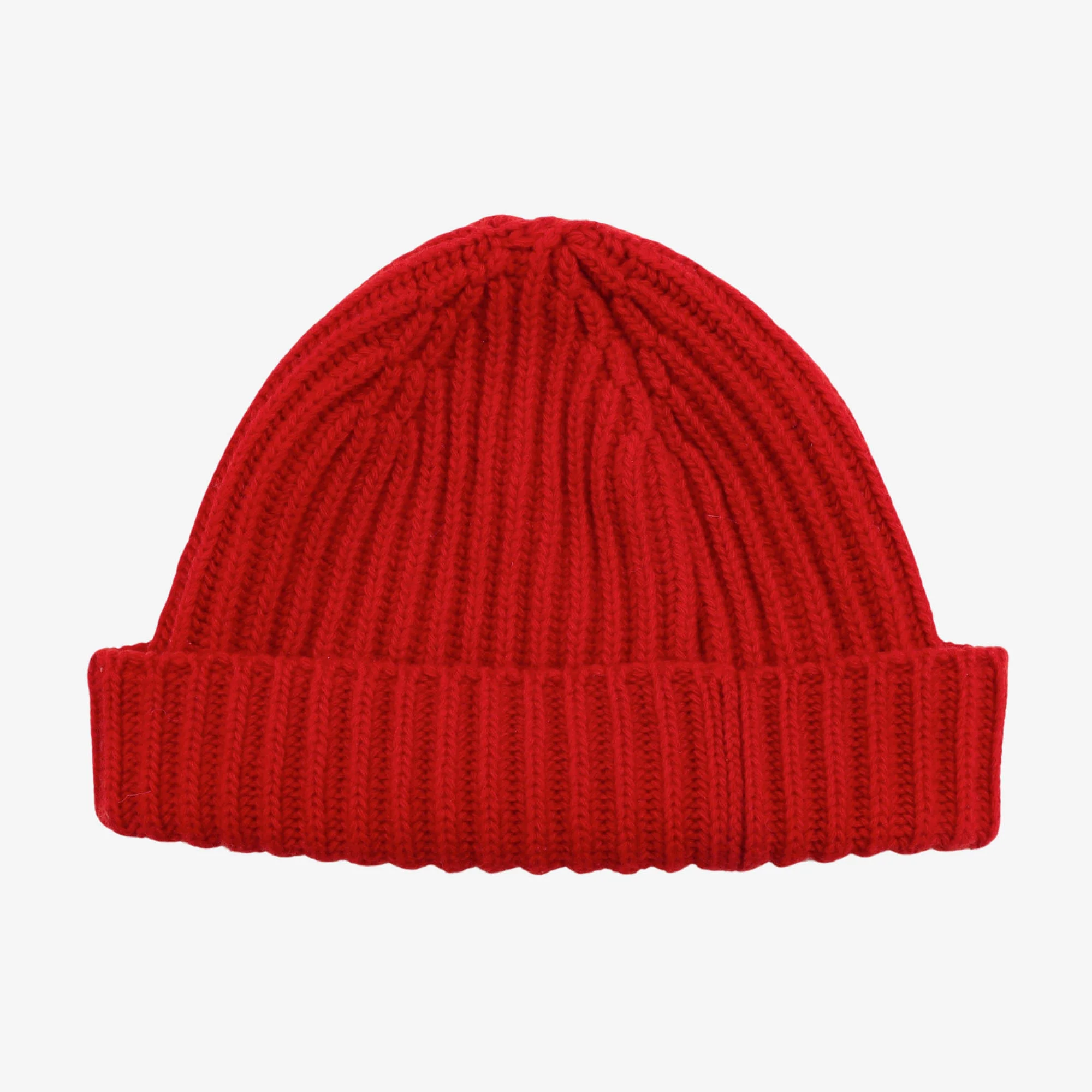 Ribbed Knit Wool Hat - Image 2
