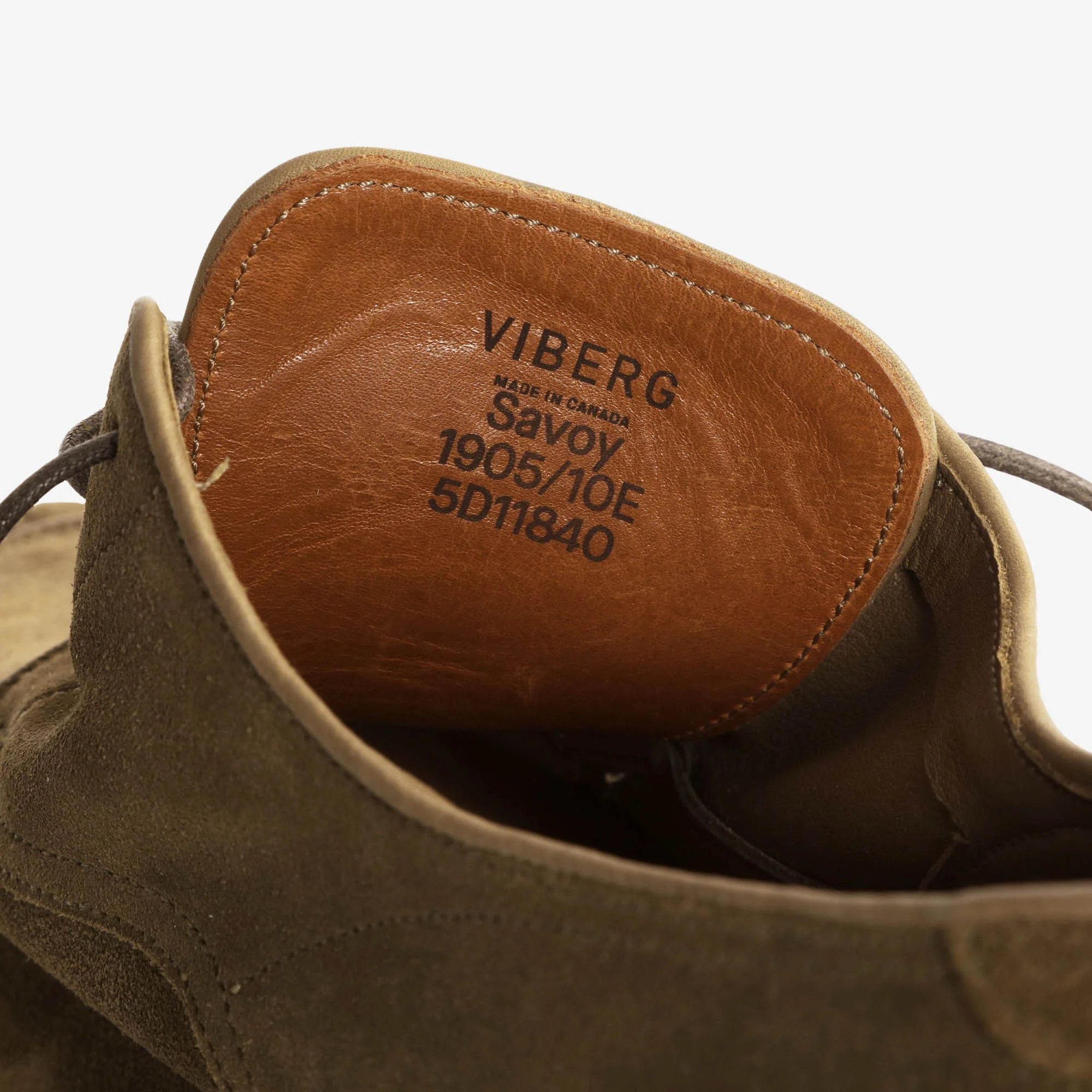 Savoy Derby - Green Suede (1905 Last) - Image 6