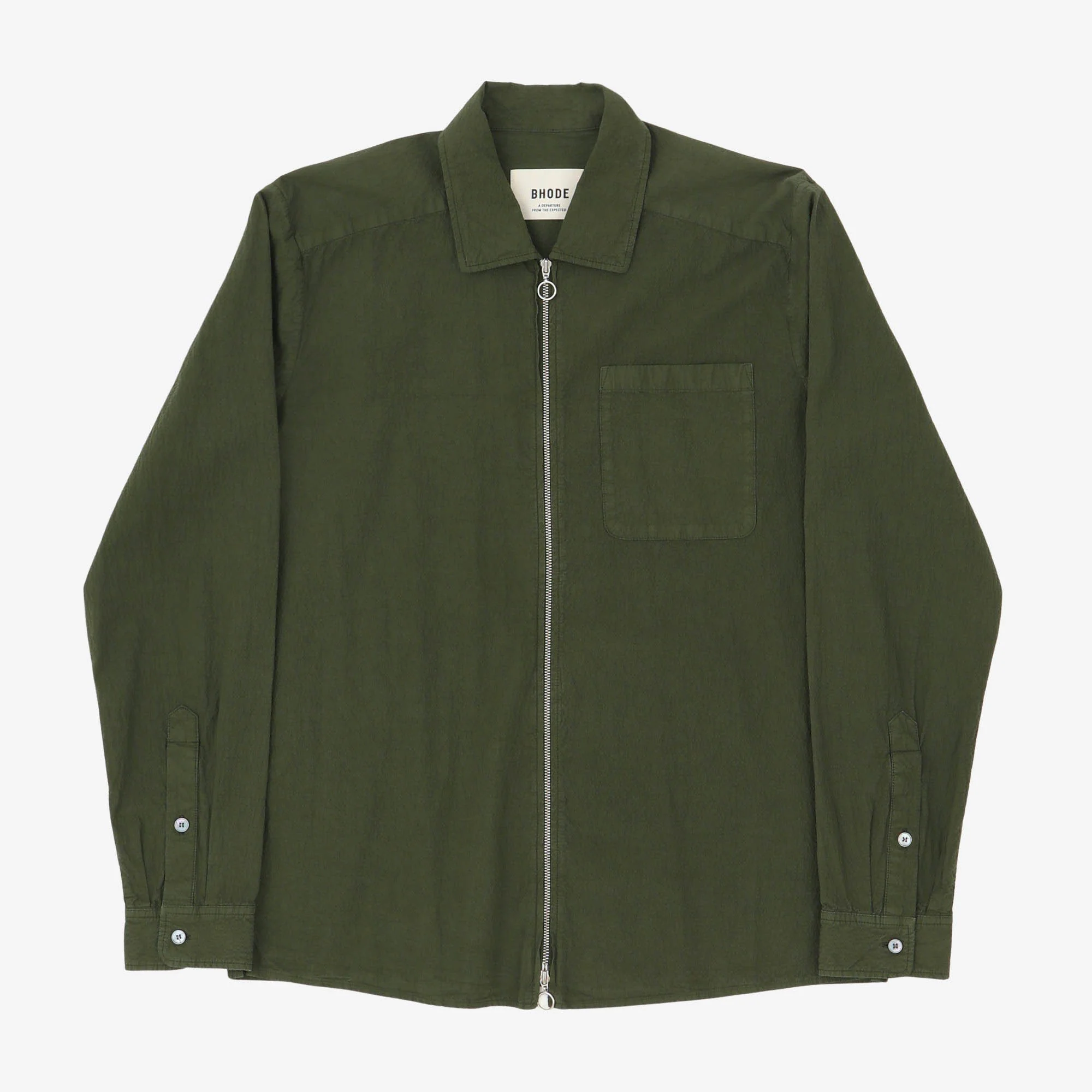 Seersucker Zip Shirt