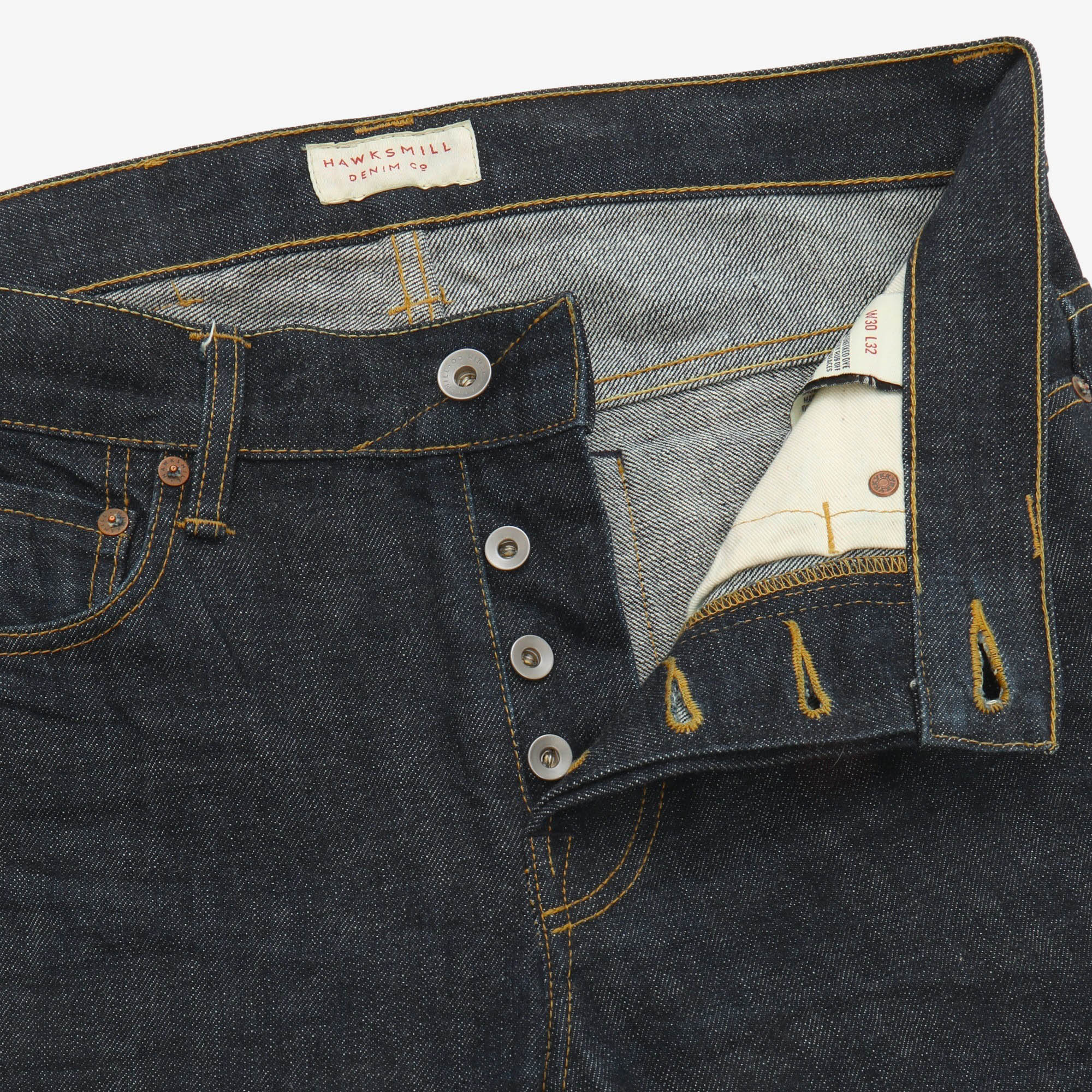 Selvedge Denim Jeans (32W X 28.5L) - Image 3