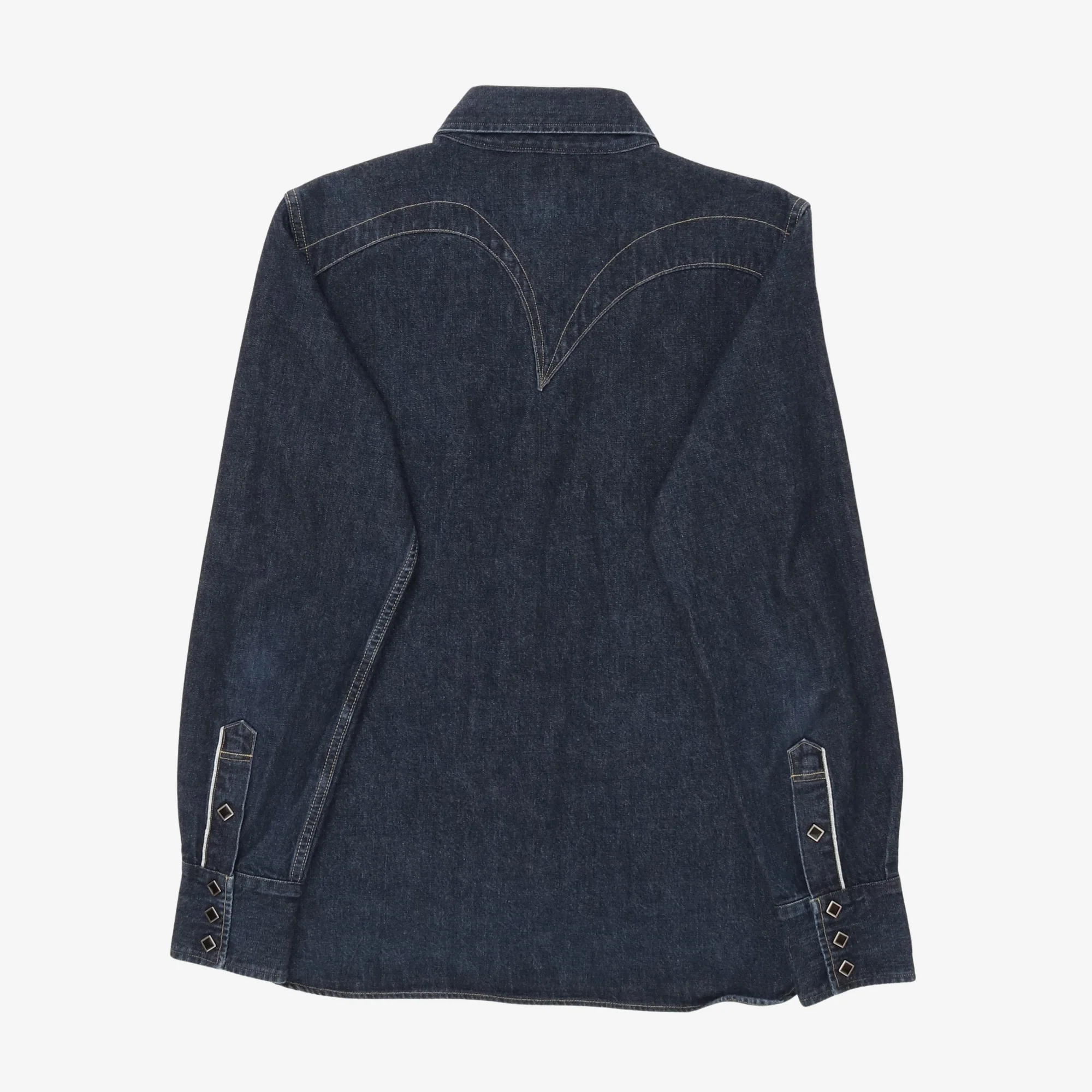 Selvedge Denim Western Shirt - Image 2