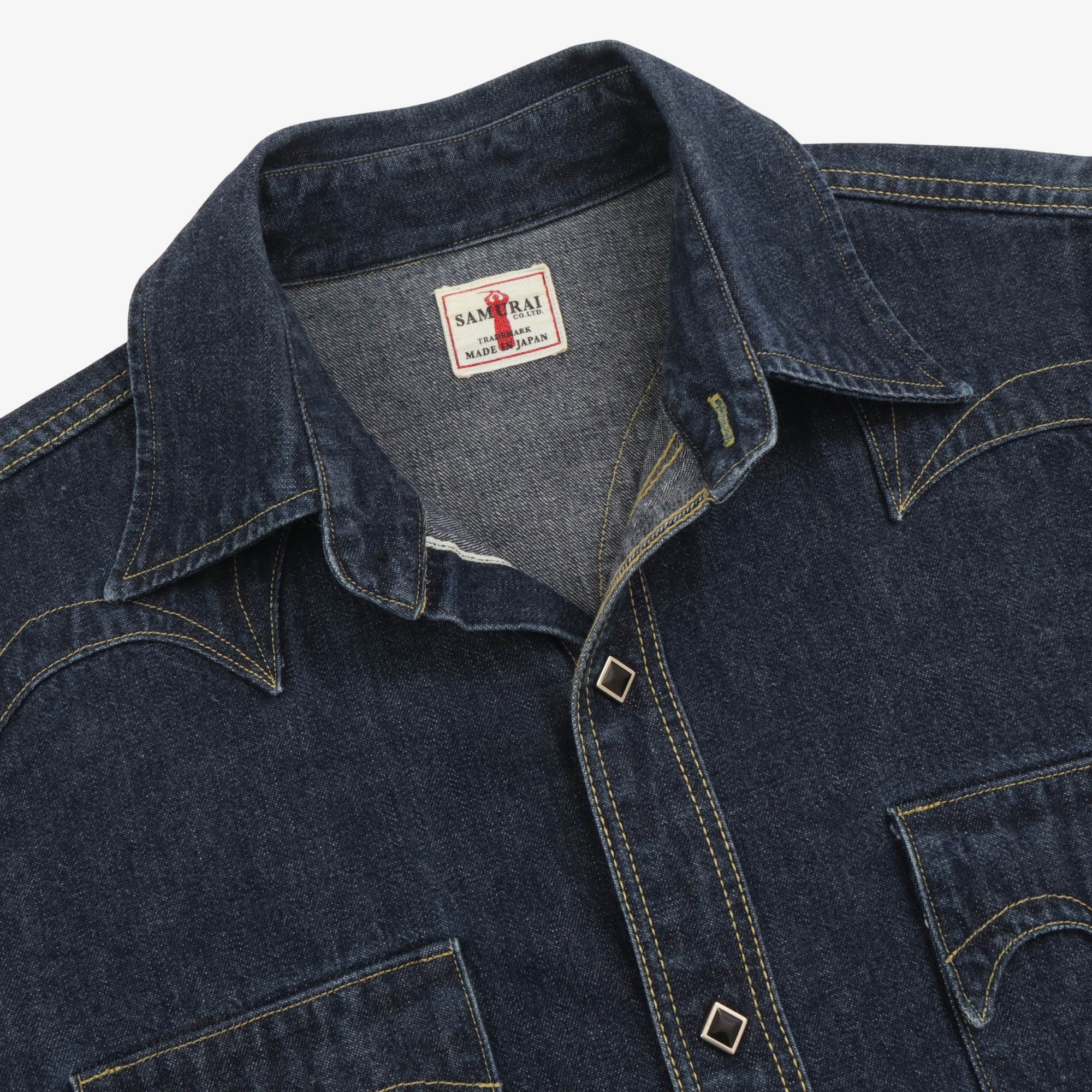 Selvedge Denim Western Shirt - Image 3