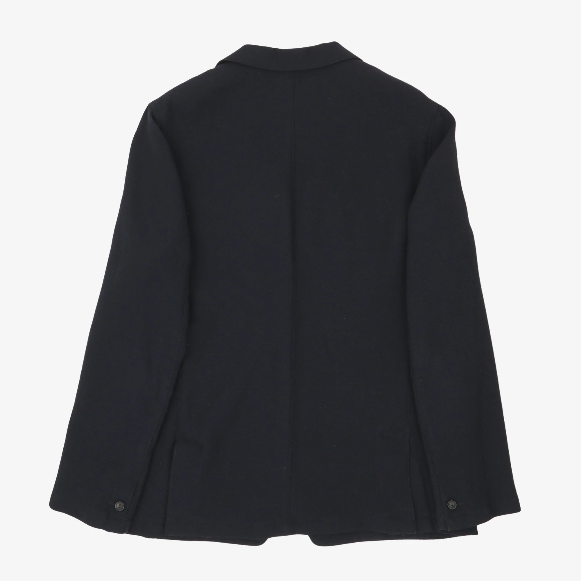 SFT Navy Wool Twill Blazer - Image 2