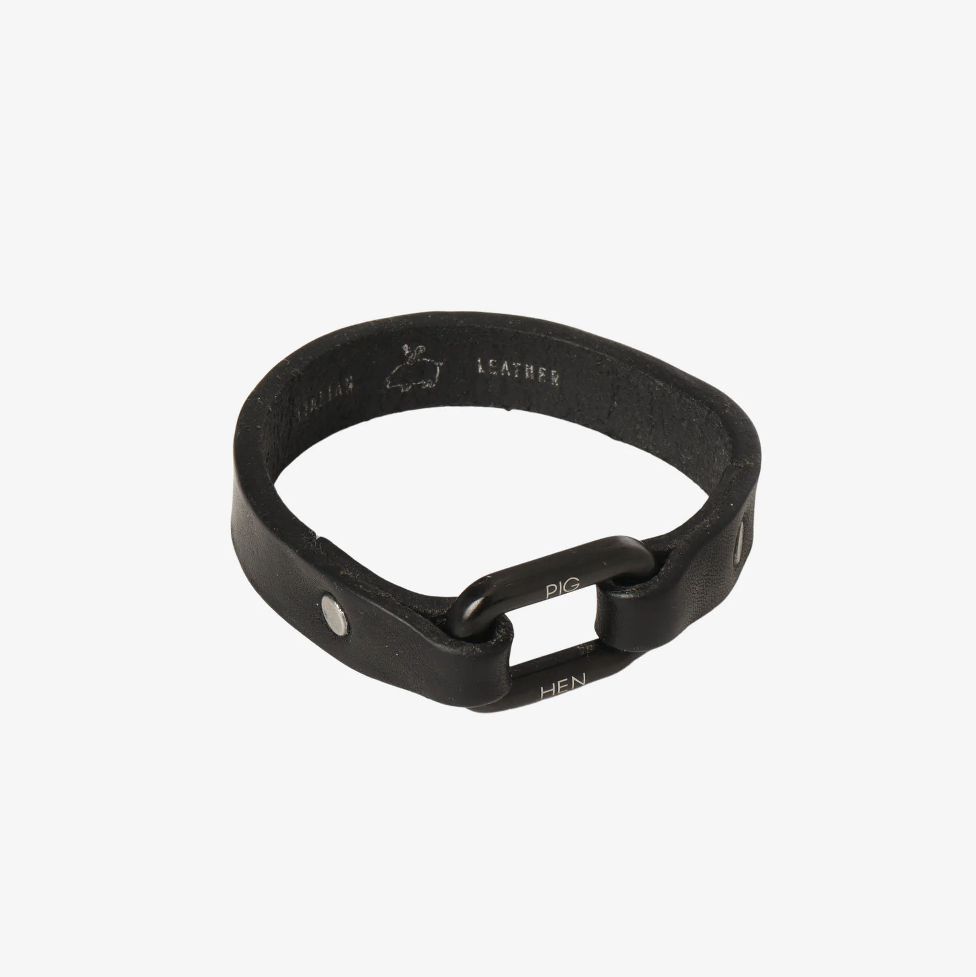 Shackle Limp Lee Leather Bracelet - Image 2