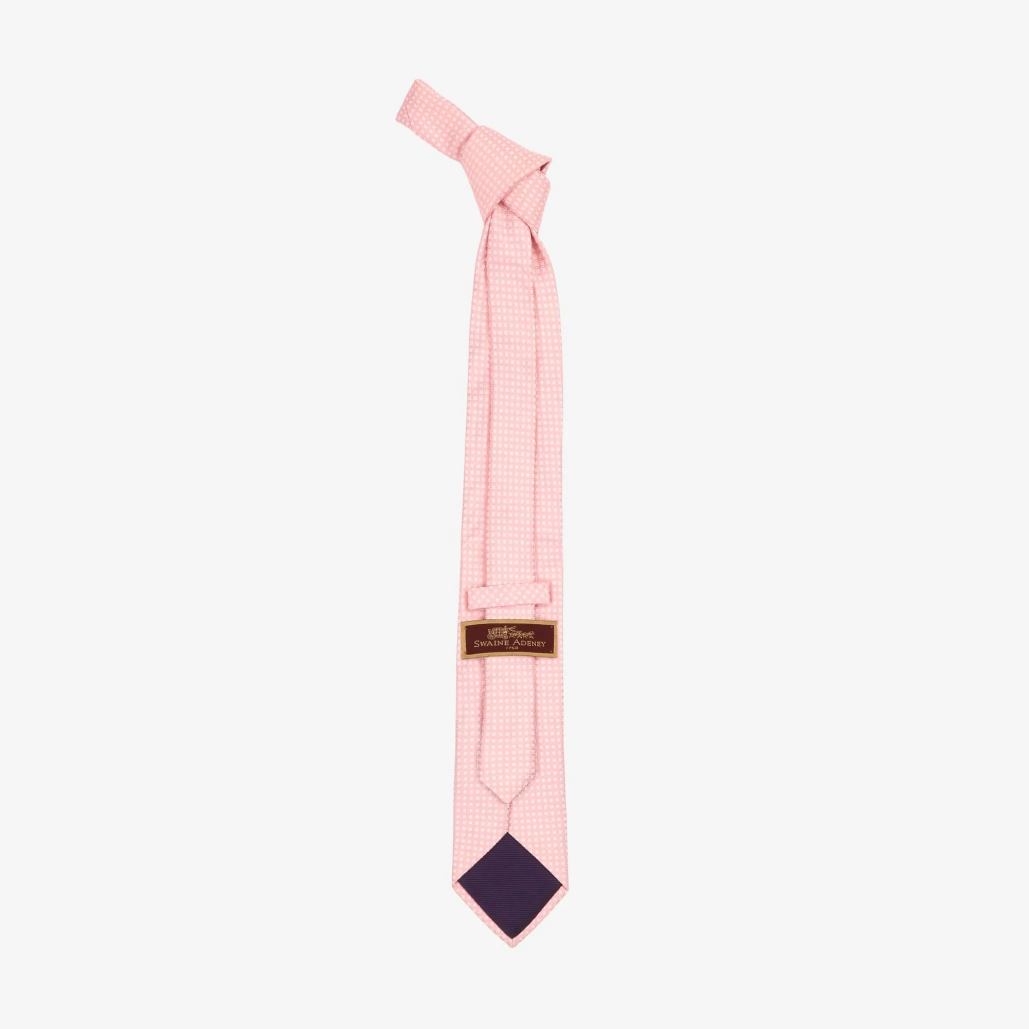 Silk Check Tie - Image 2