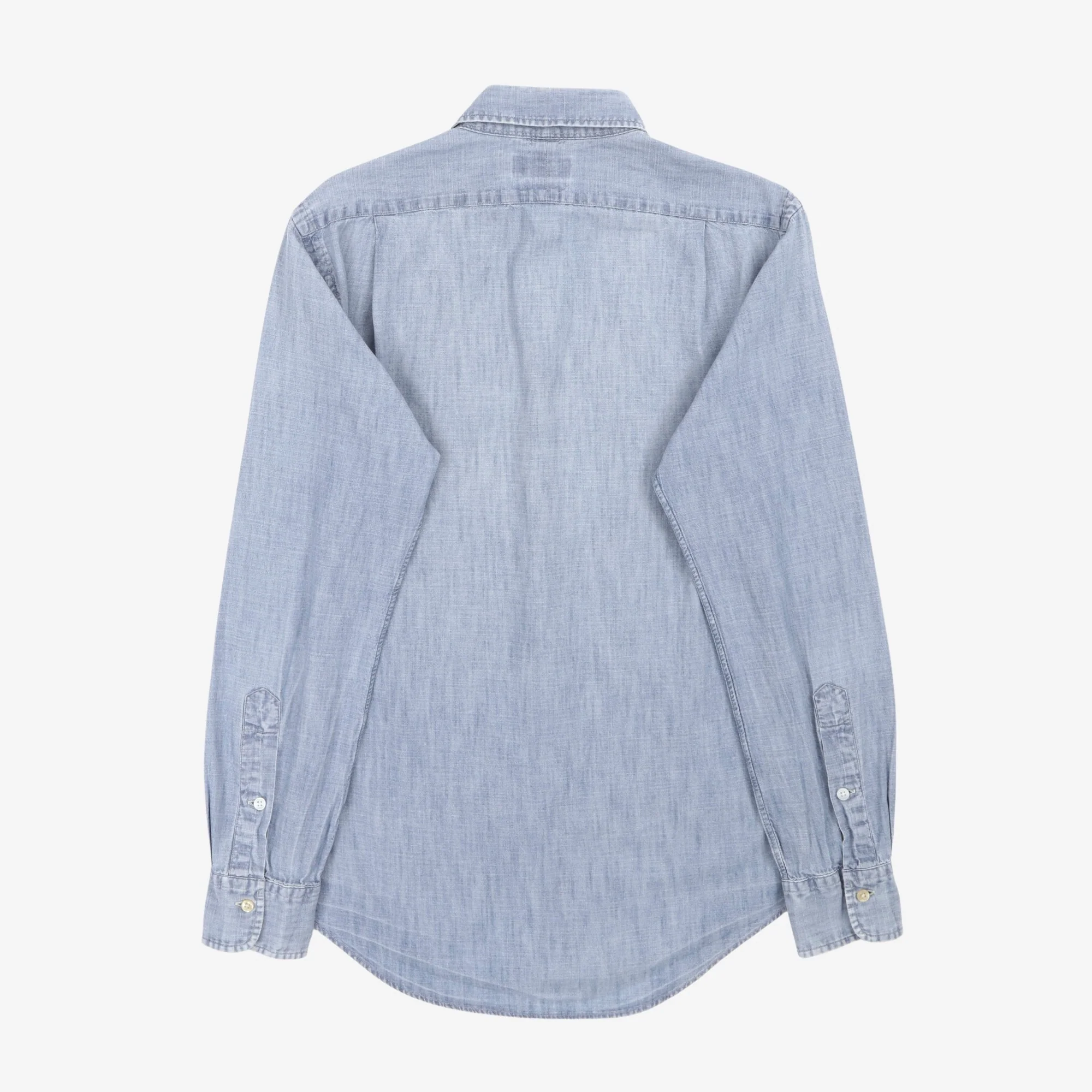 Slim Fit Chambray Shirt - Image 2