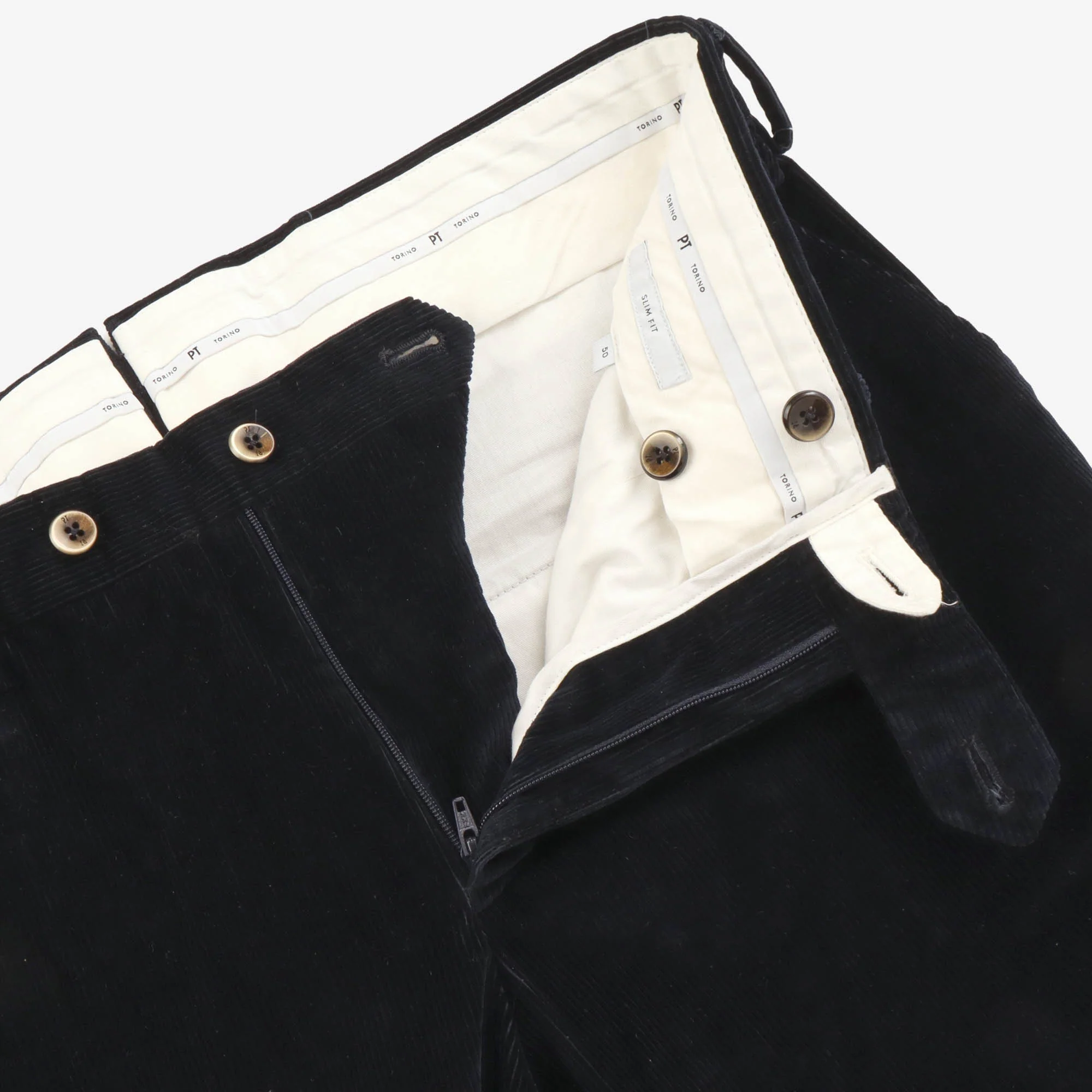 Slim Fit Corduroy Trousers - Image 3