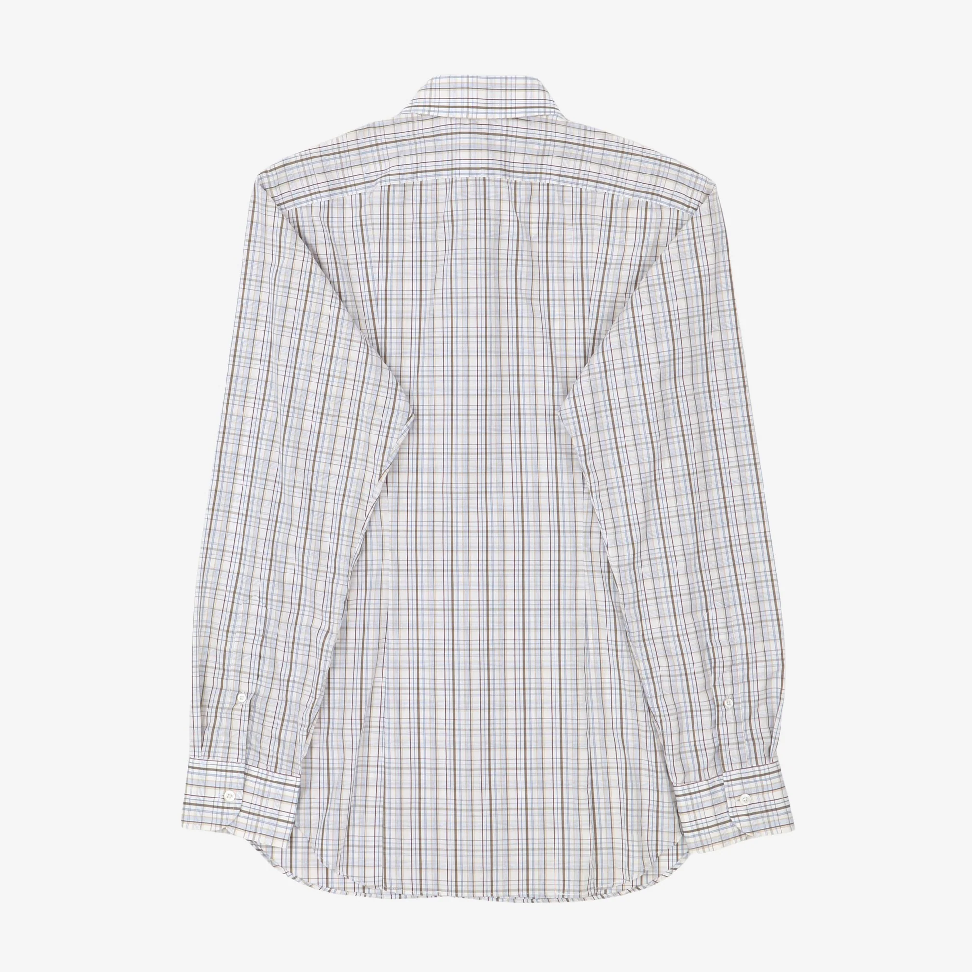 Check Poplin Dress Shirt - Image 2
