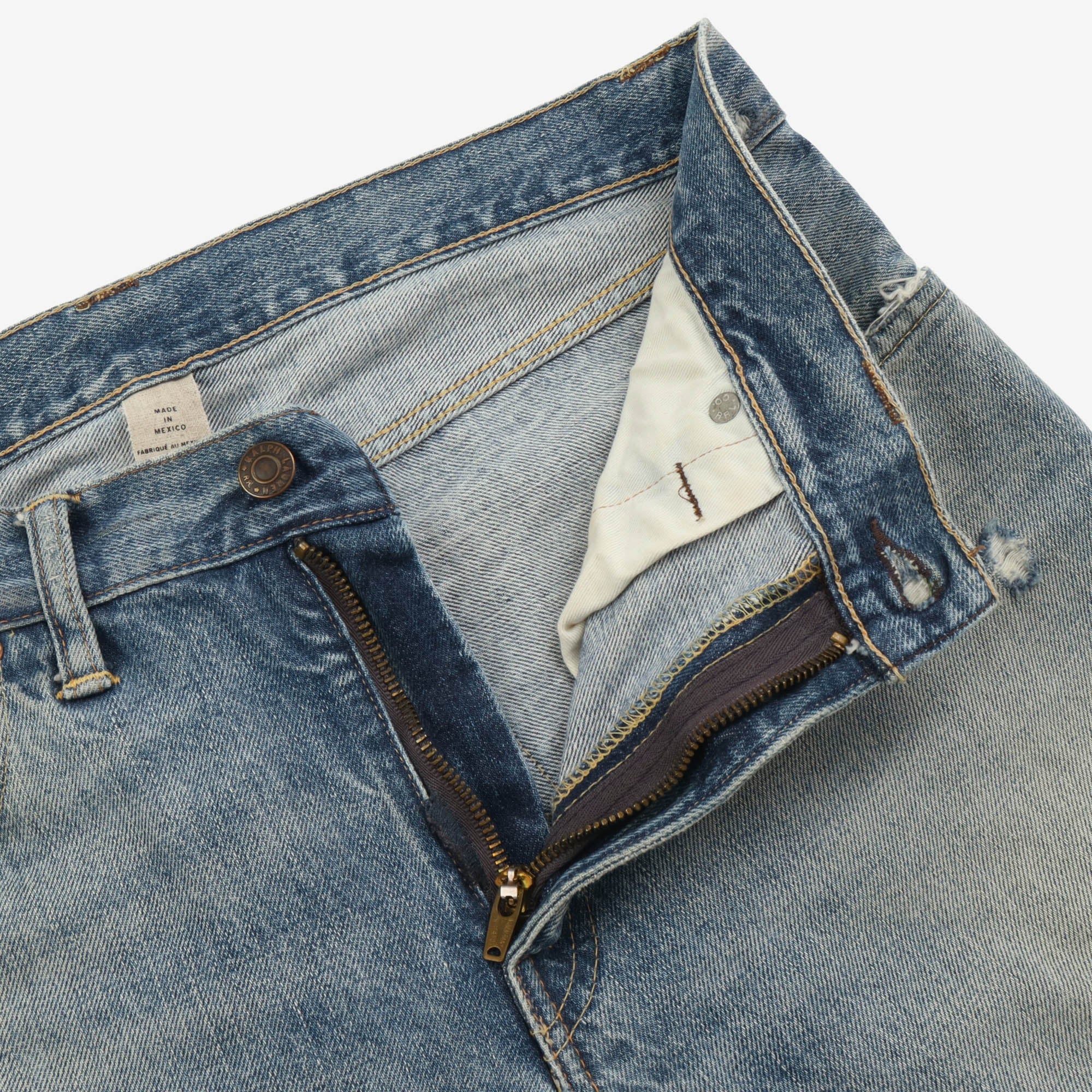 Slim Straight Denim Jeans - Image 3
