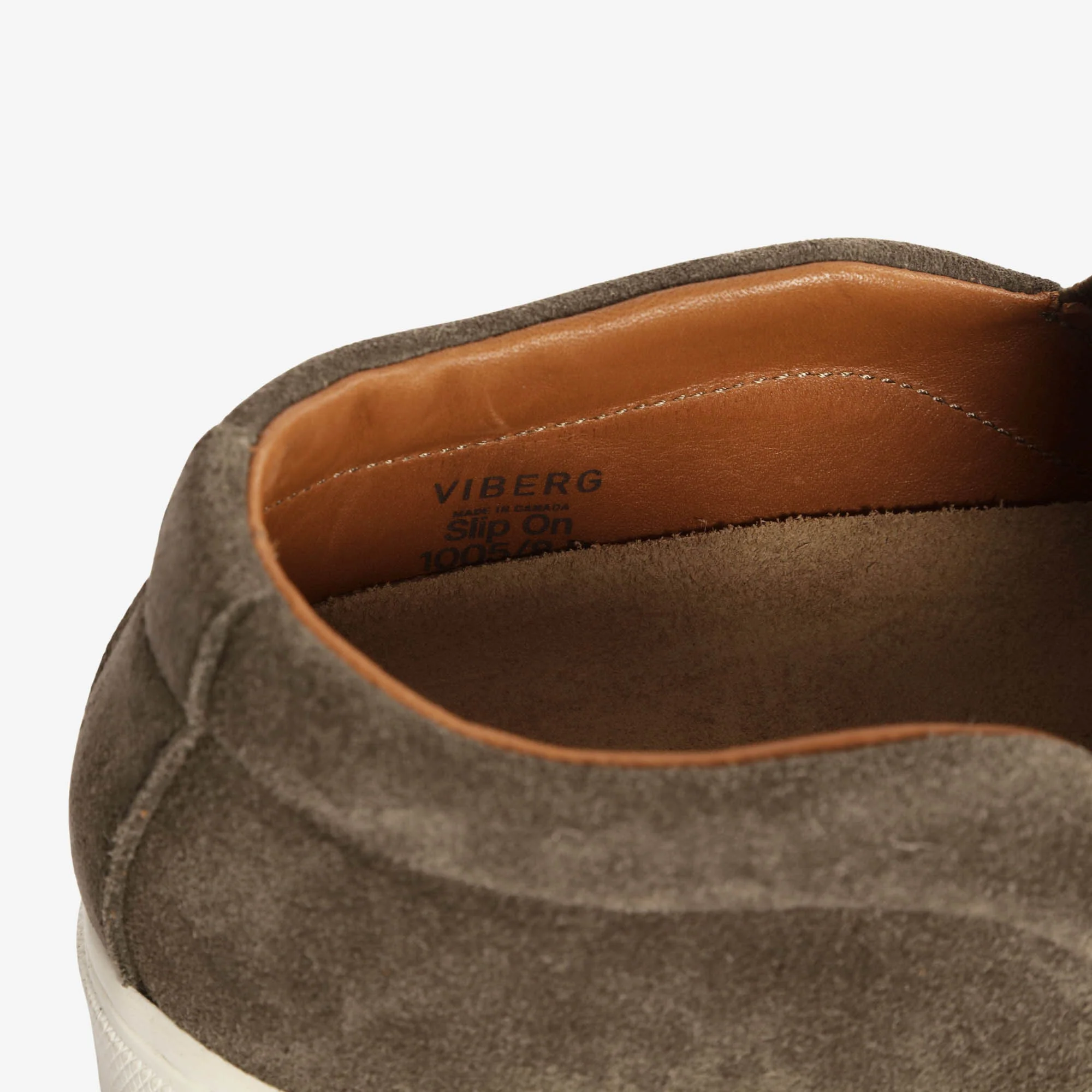 Slip On Shoe - Olive Suede (1005 Last) - Image 7