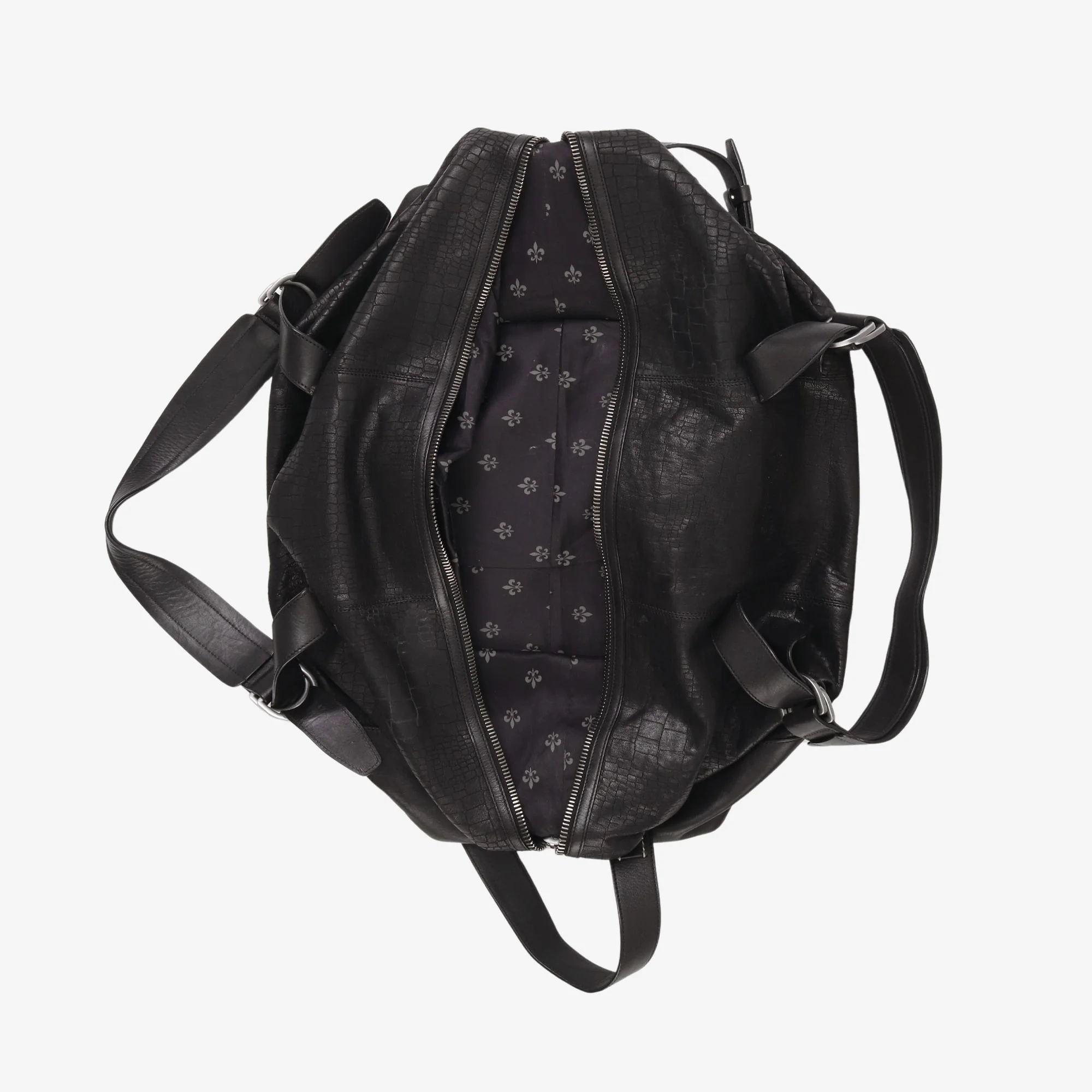 Faux Alligator Weekender Bag - Image 4