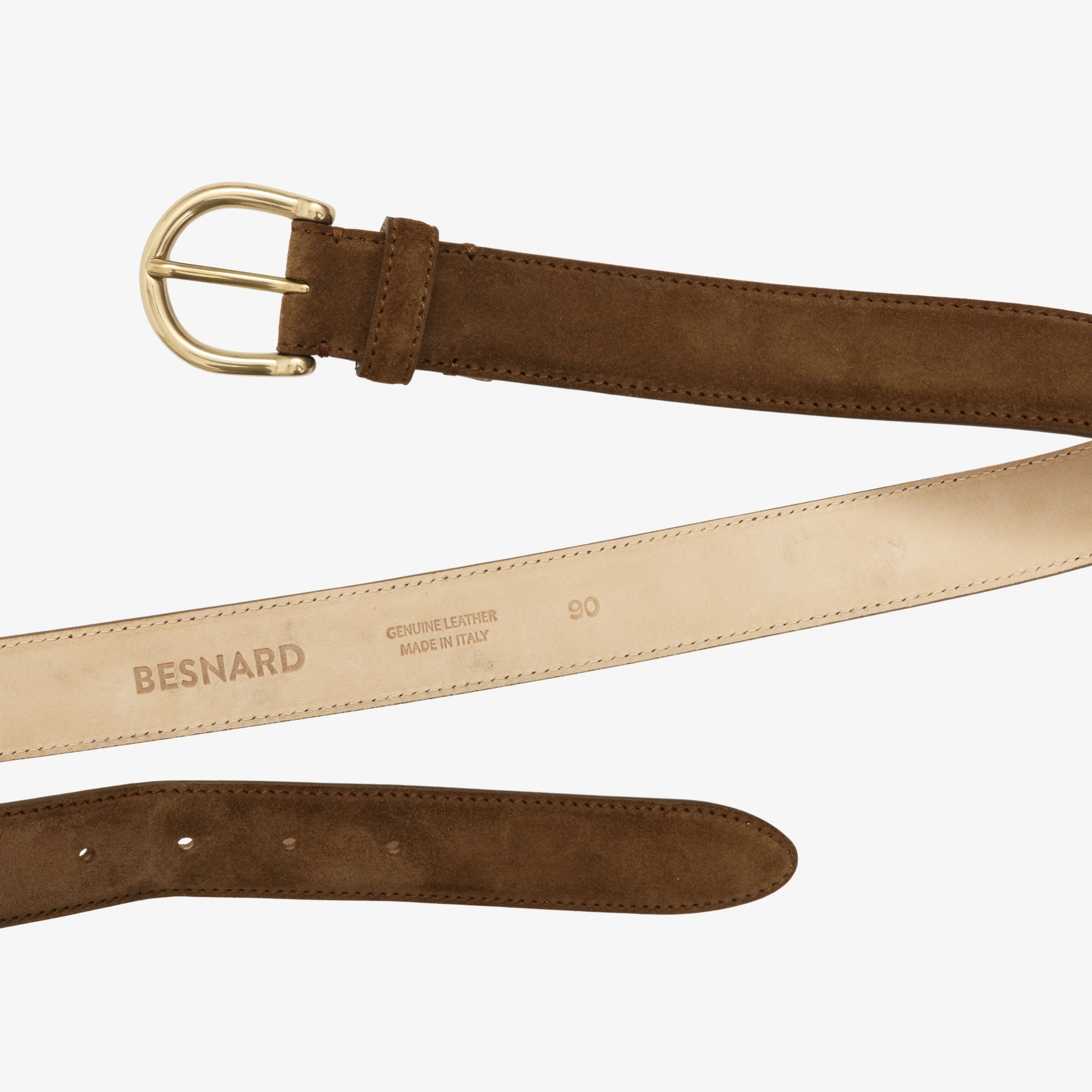 Snuff Suede Dress Belt - Image 3