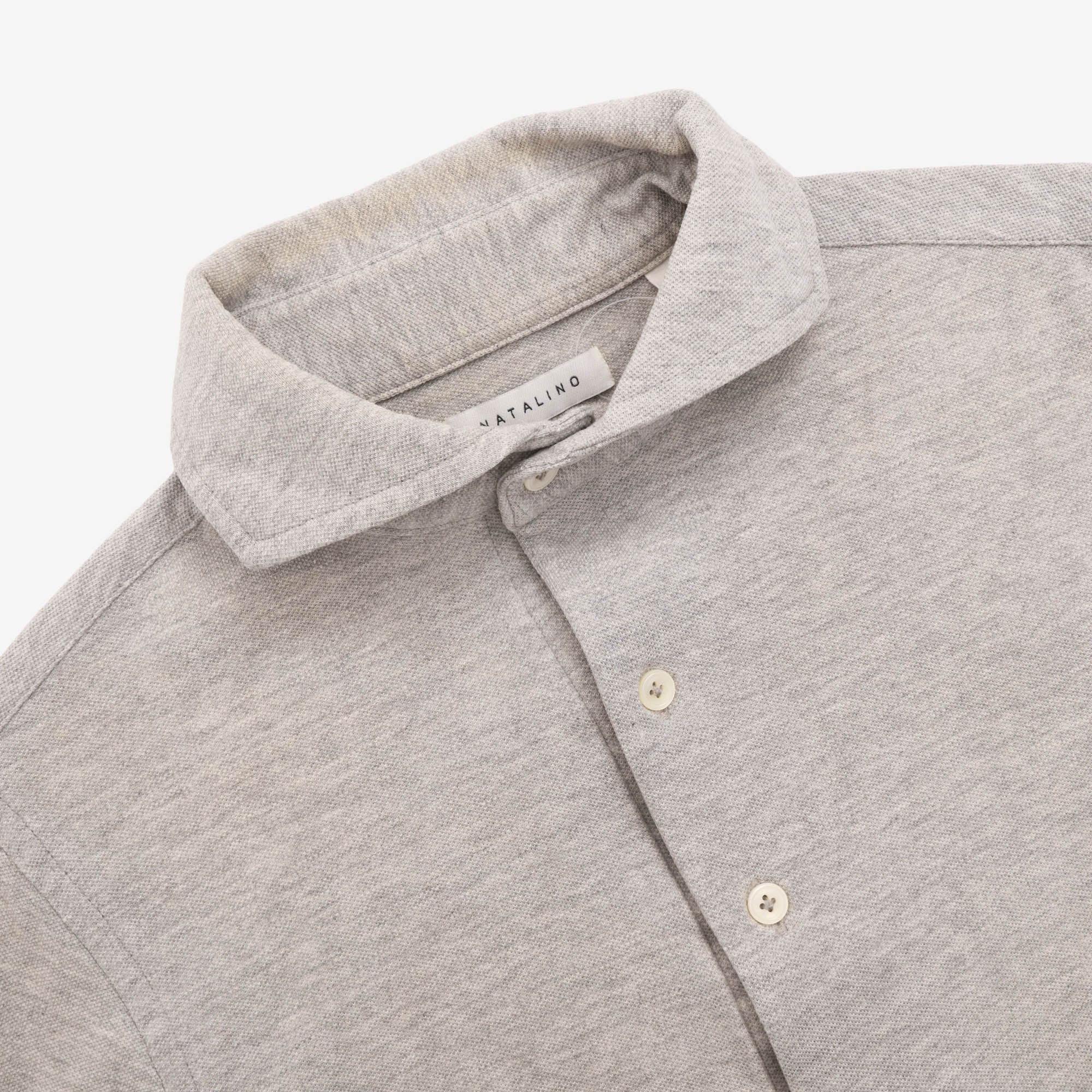 Spread Collar Pique Polo - Image 3