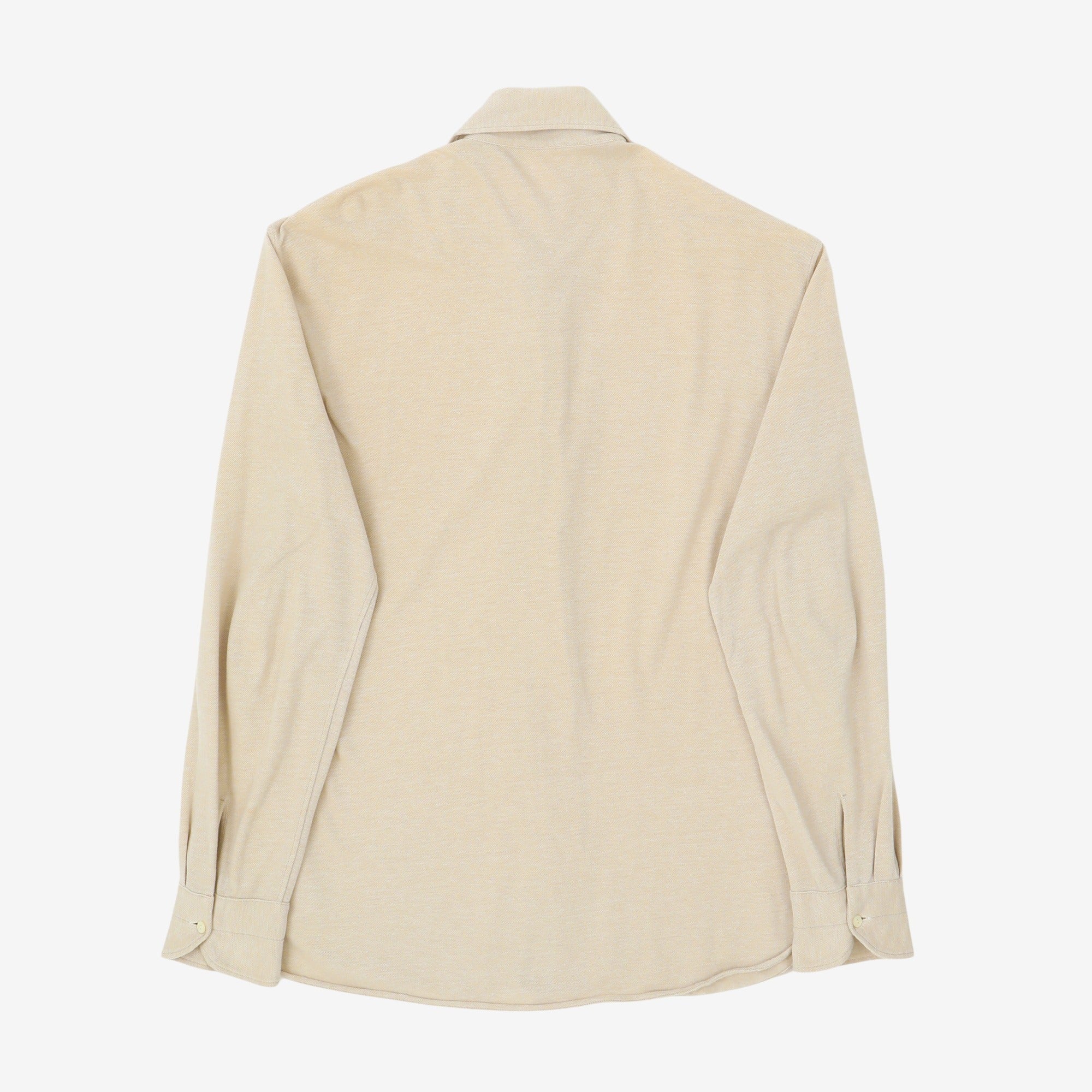Spread Collar Pique Shirt - Image 2