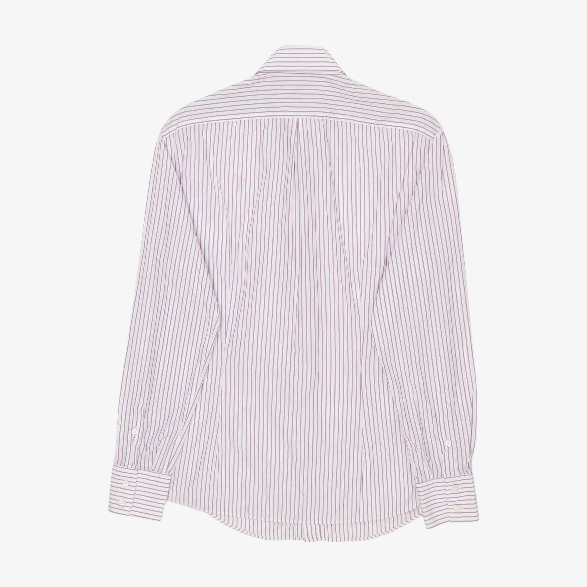 Spread Collar Striped Shirt - Image 2