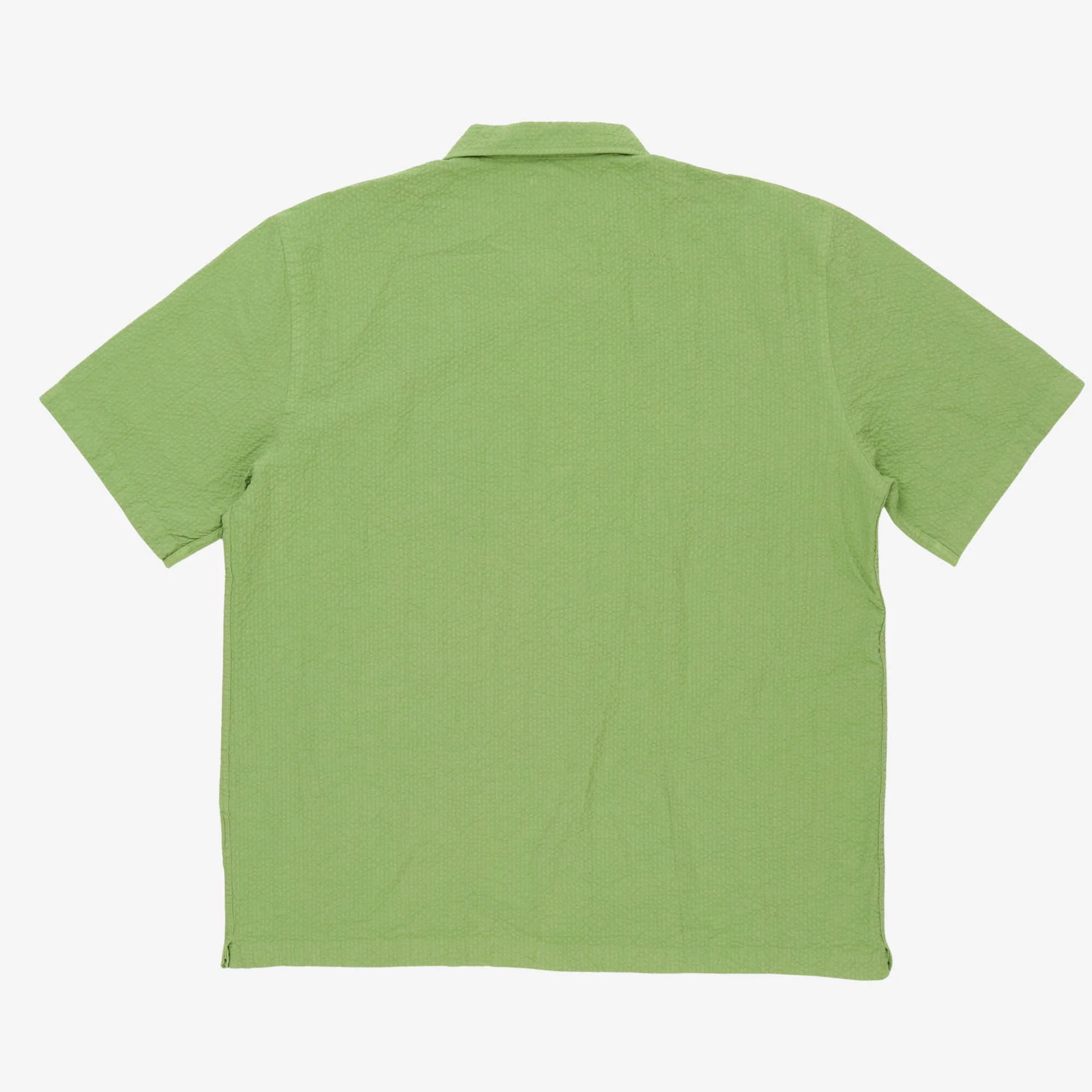 Oi Polloi SS Seersucker Shirt - Image 2