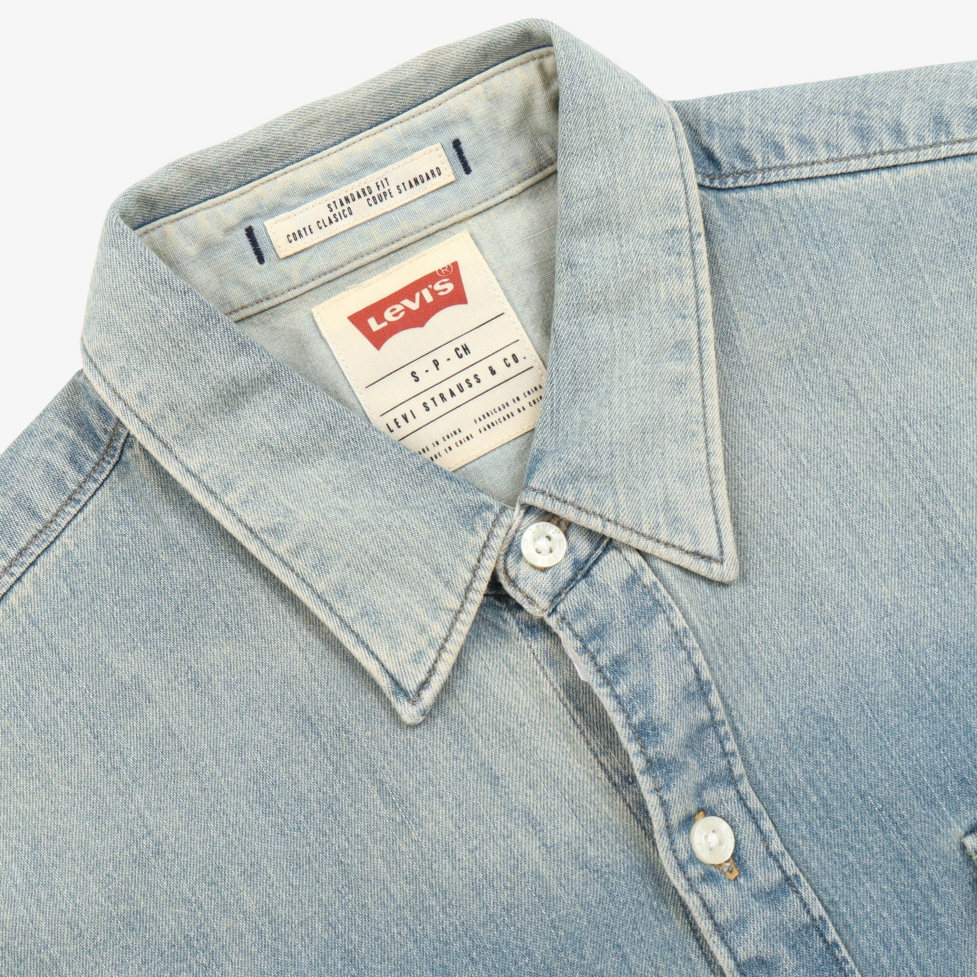 Standard Fit Denim Shirt - Image 3