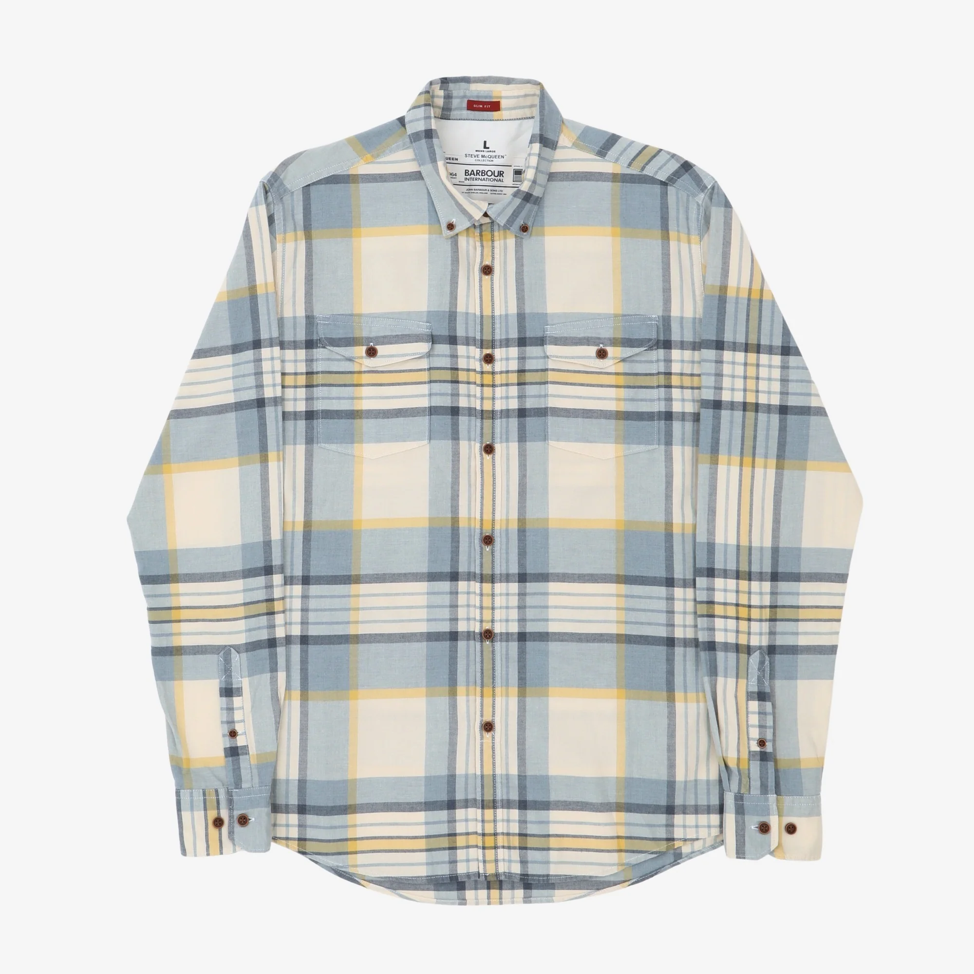 Steve McQueen Check Western Shirt