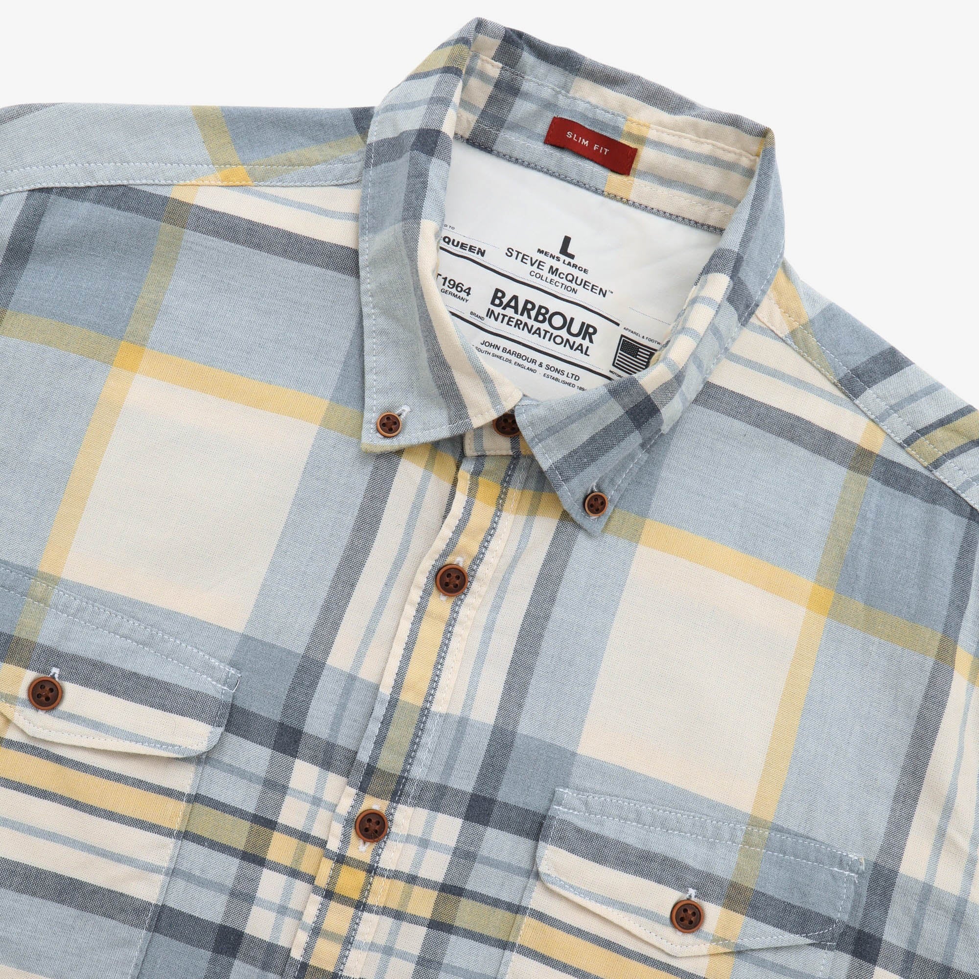 Steve McQueen Check Western Shirt - Image 3