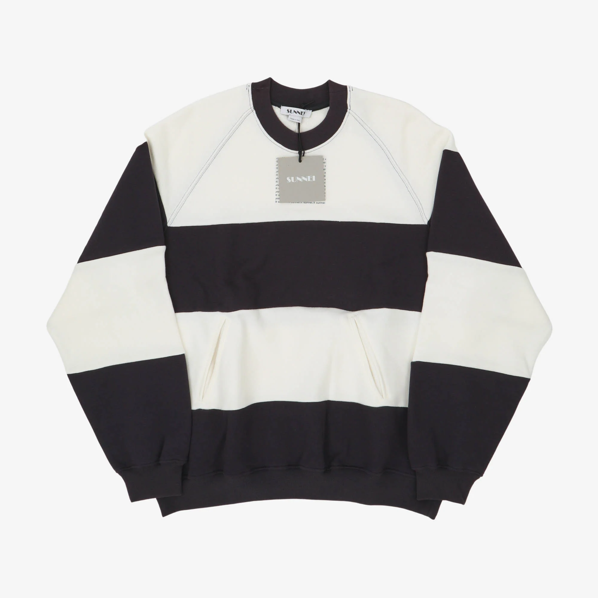 Striped Crewneck Sweatshirt