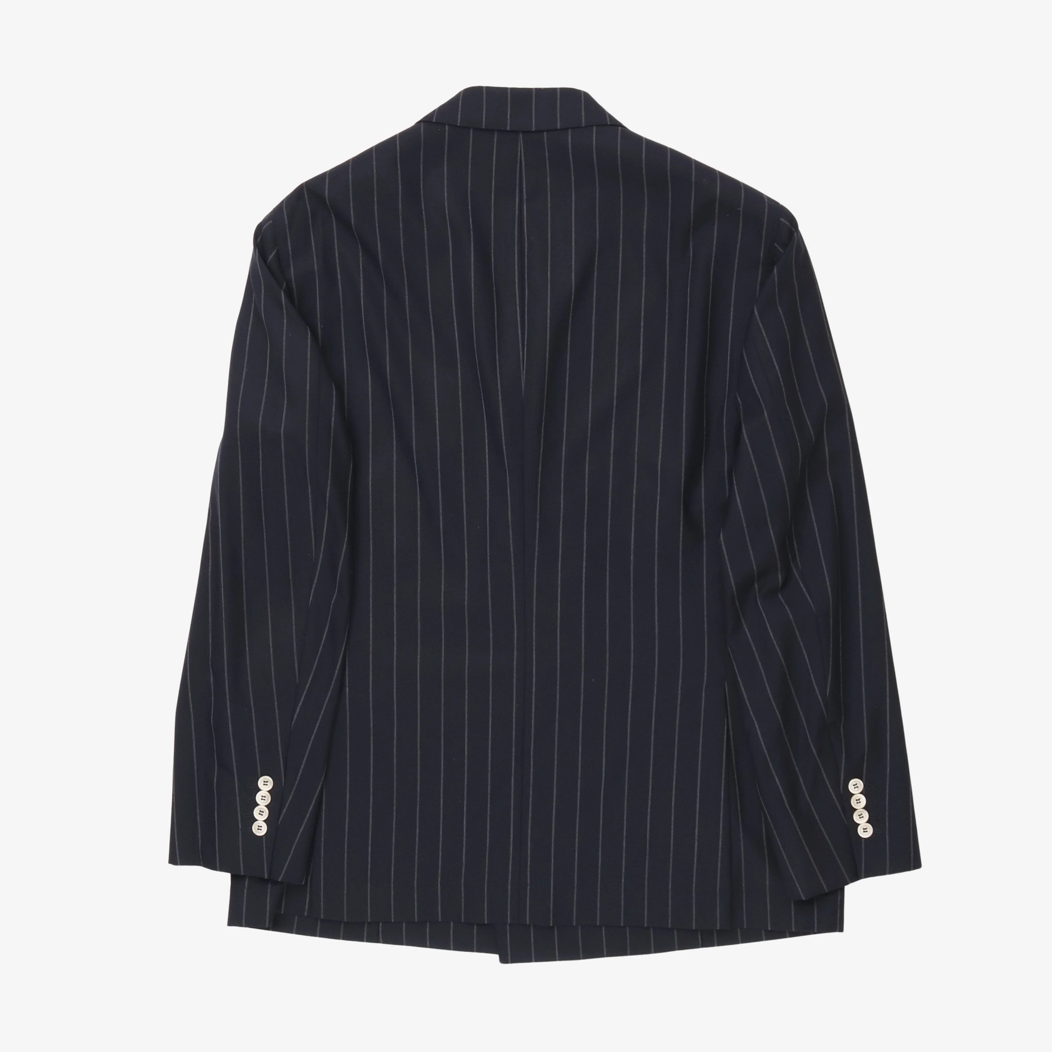 Pinstripe DB Wool Blazer - Image 2