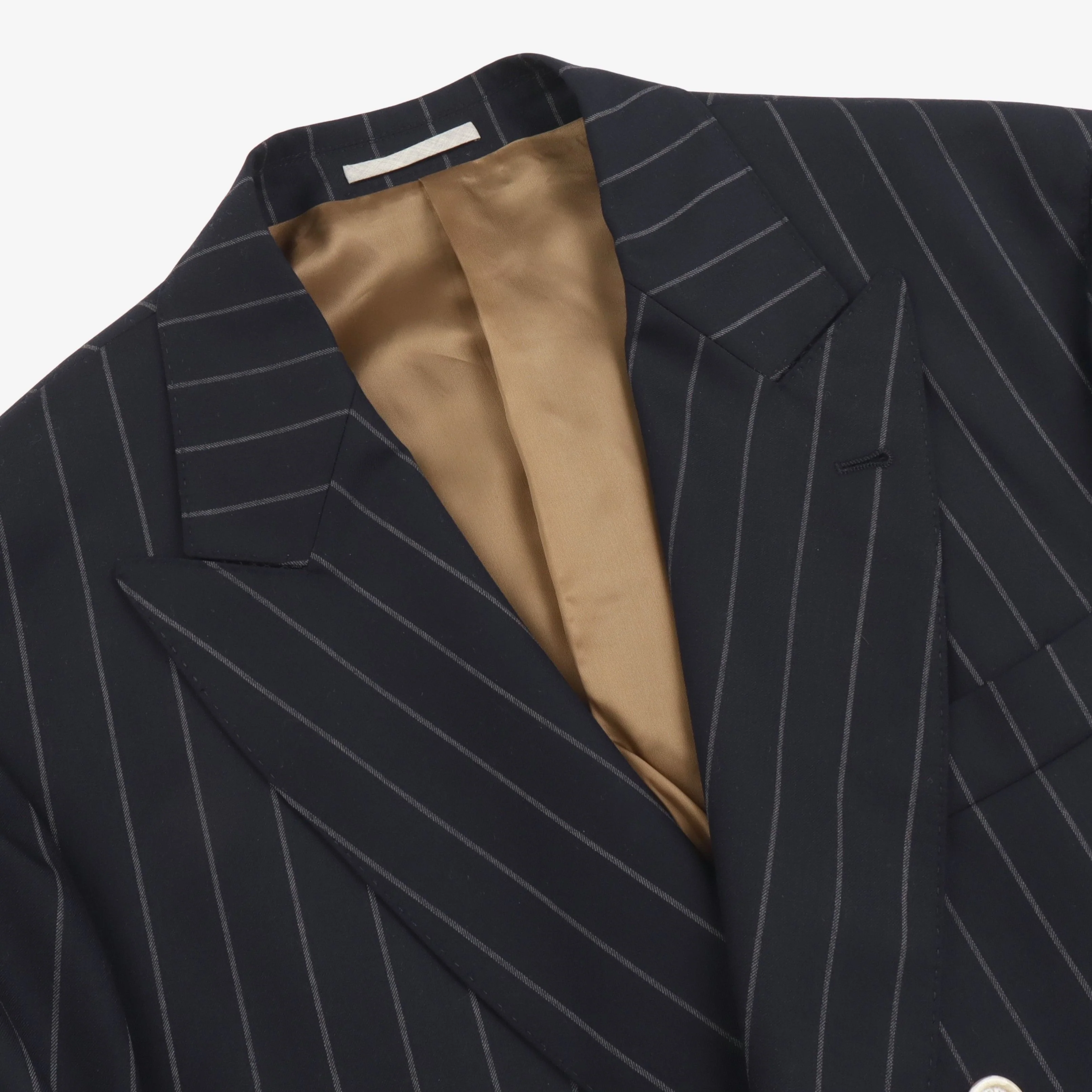 Pinstripe DB Wool Blazer - Image 3